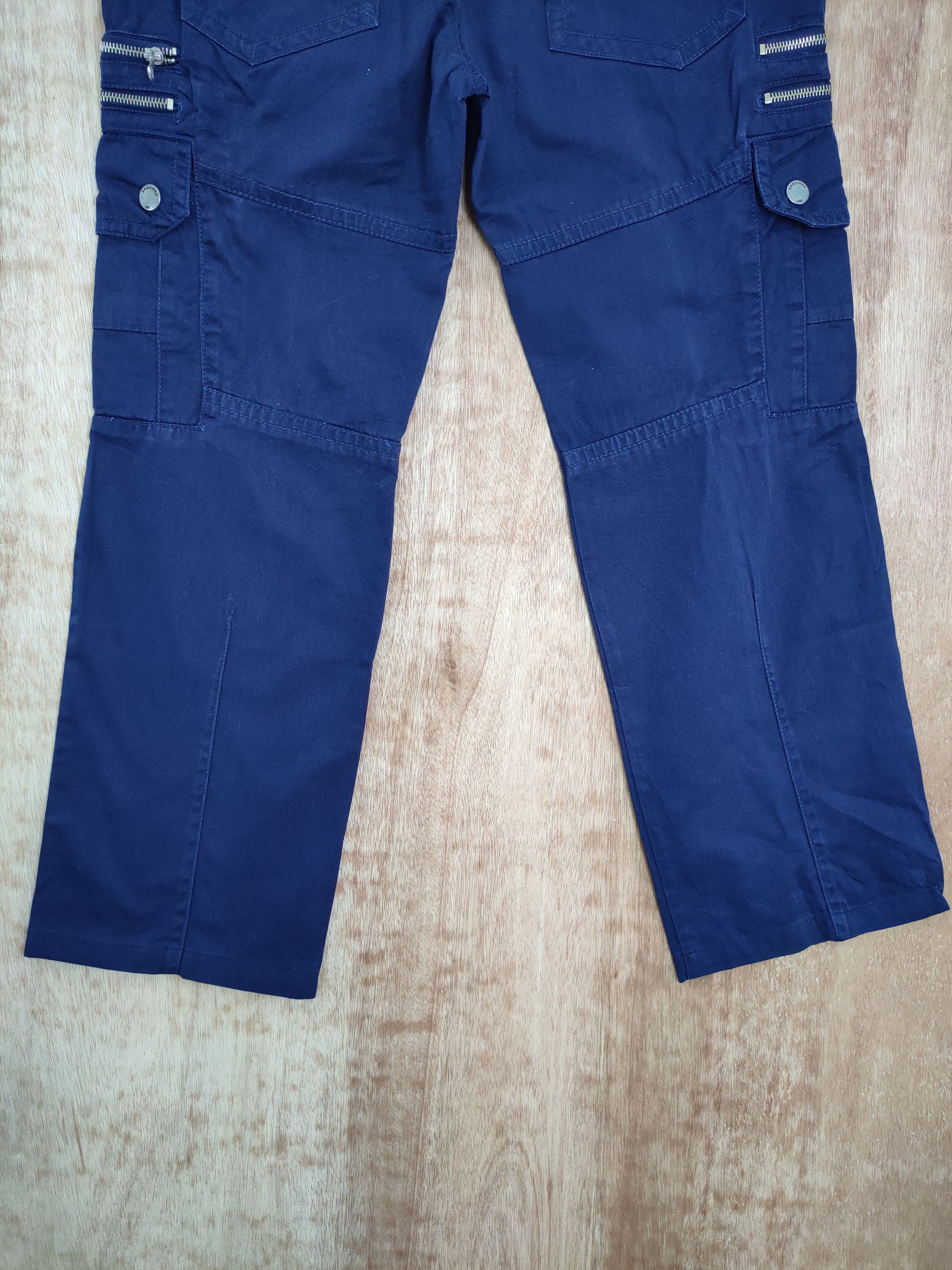 Japanese Brand DLL ASK seditionaries punk blue multipocket cargo pants #193 Size US 28 / EU 44 - 9 Thumbnail