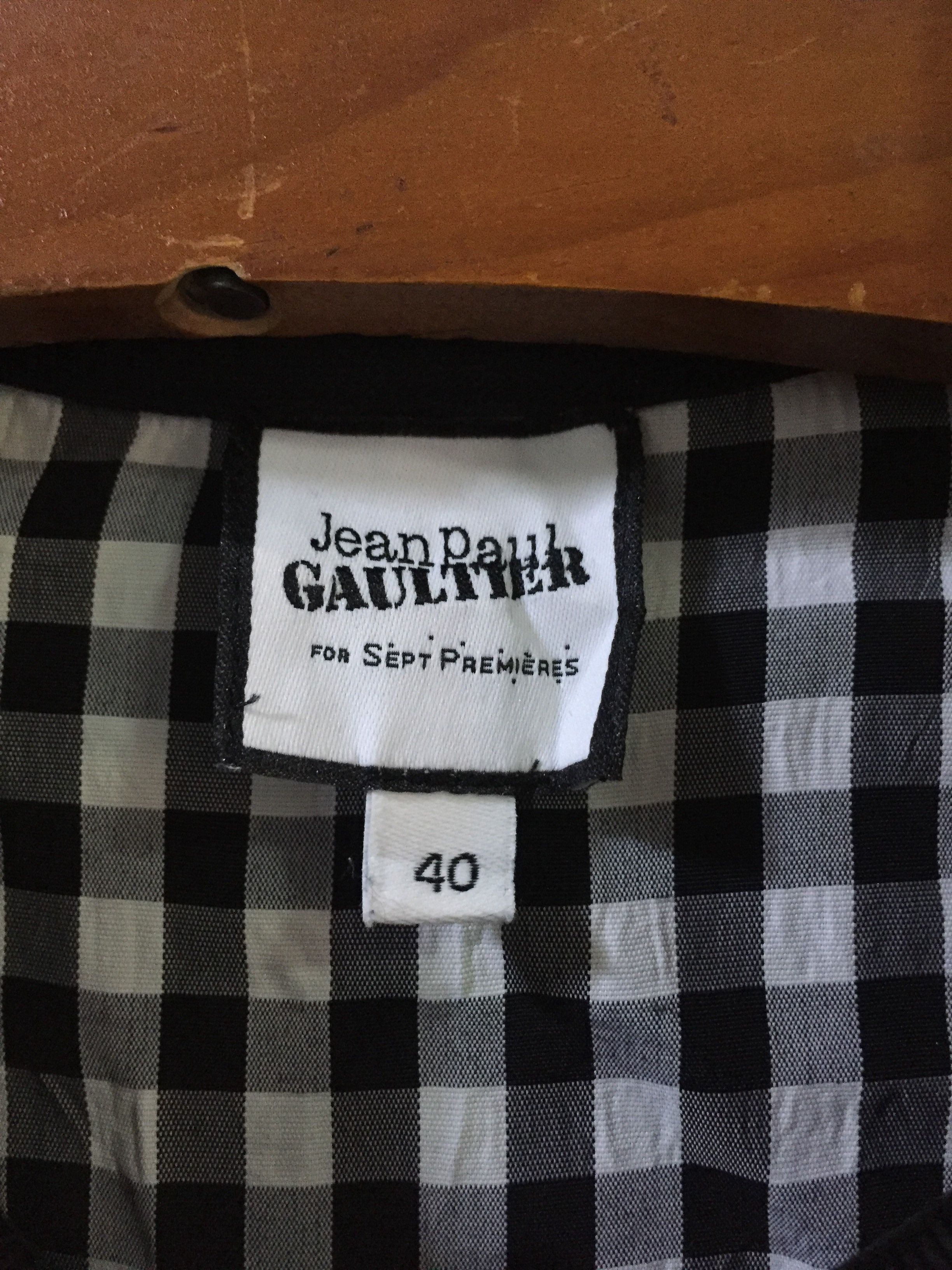 Jean Paul Gaultier Jean Paul Gaultier for Sept Premieres Collared Shirt Size M / US 6-8 / IT 42-44 - 5 Thumbnail