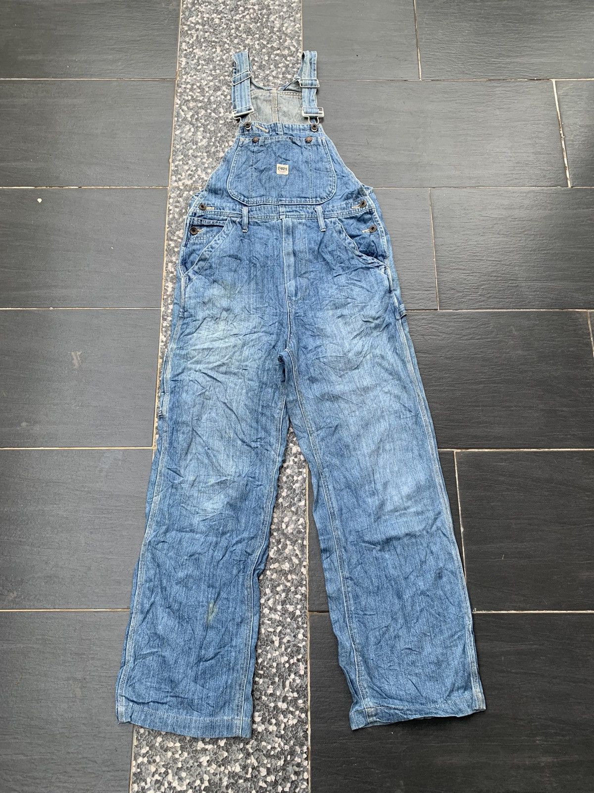 Japanese Brand × Vintage Vintage Et-Boite Overall Denim Size US 33 - 1 Thumbnail