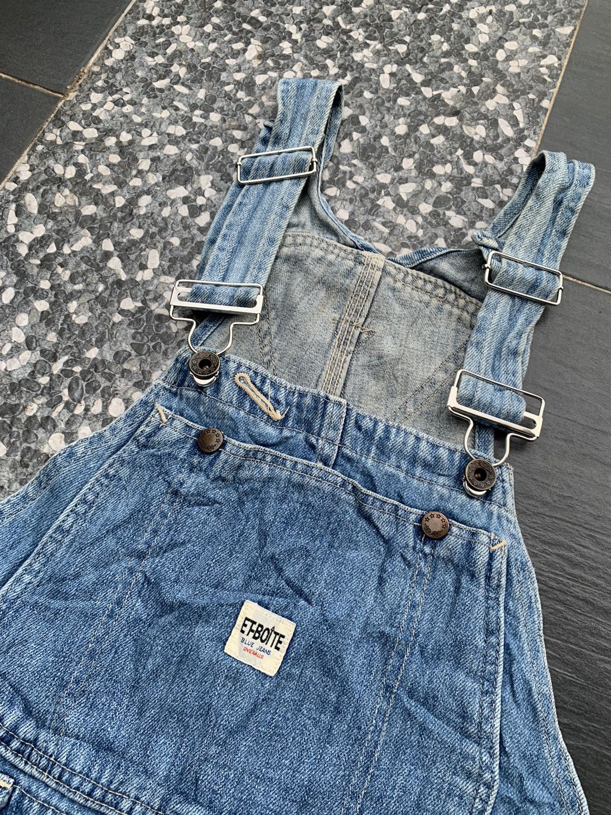 Japanese Brand × Vintage Vintage Et-Boite Overall Denim Size US 33 - 5 Thumbnail