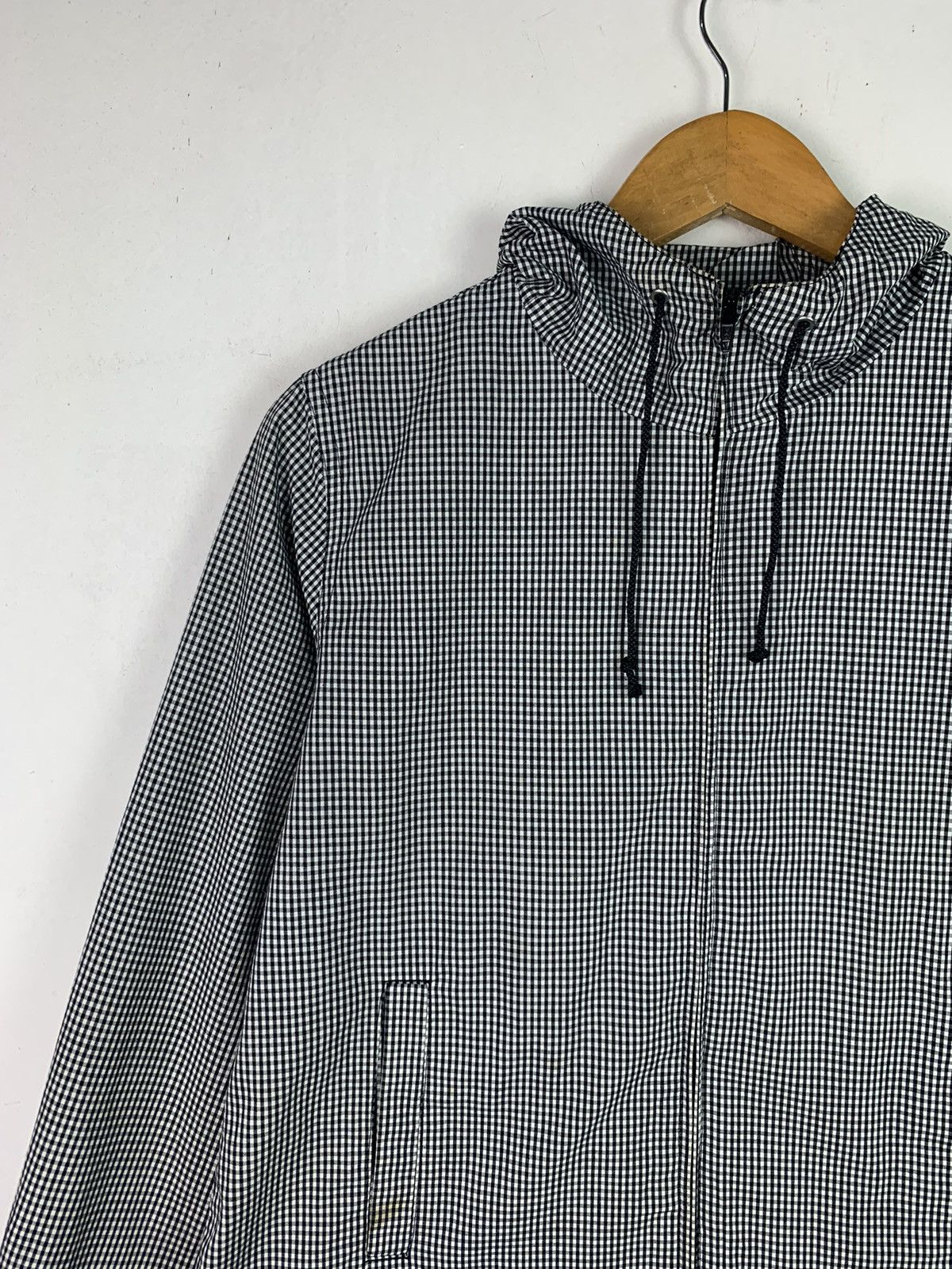 Japanese Brand × Vintage Vintage Japanese Brand Hooded Checkered Jacket Size US M / EU 48-50 / 2 - 3 Thumbnail