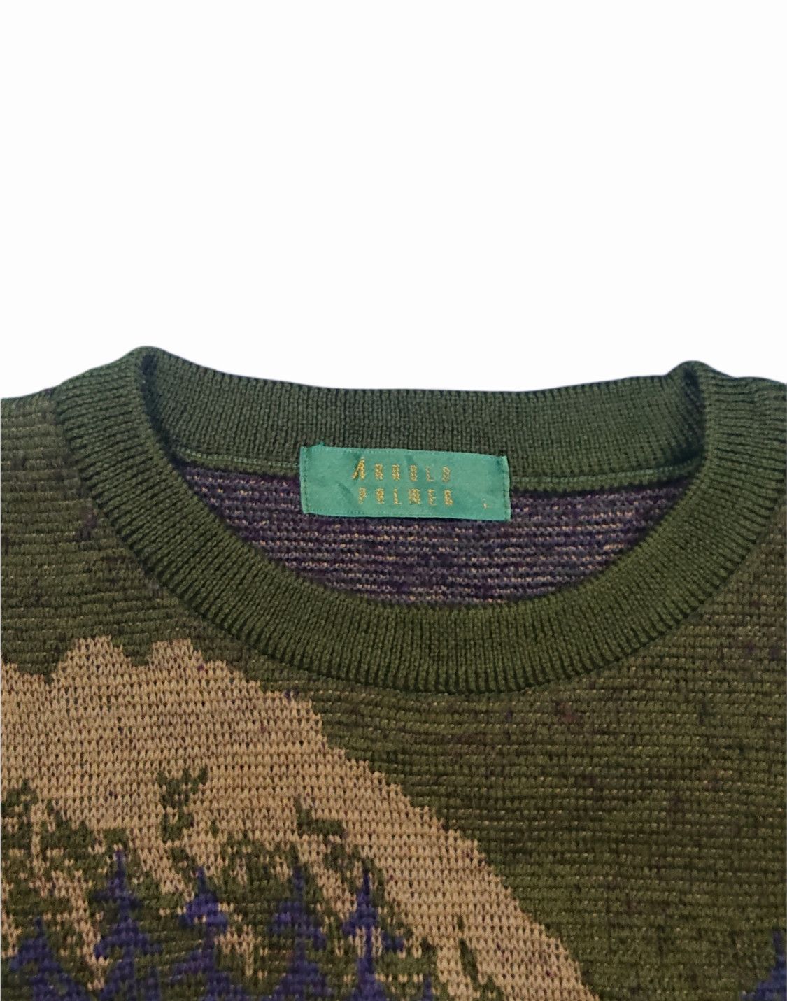 Japanese Brand VINTAGE 80S ARNOLD PALMER X FLYING BIRD NYLON KNITTING Size US L / EU 52-54 / 3 - 6 Thumbnail