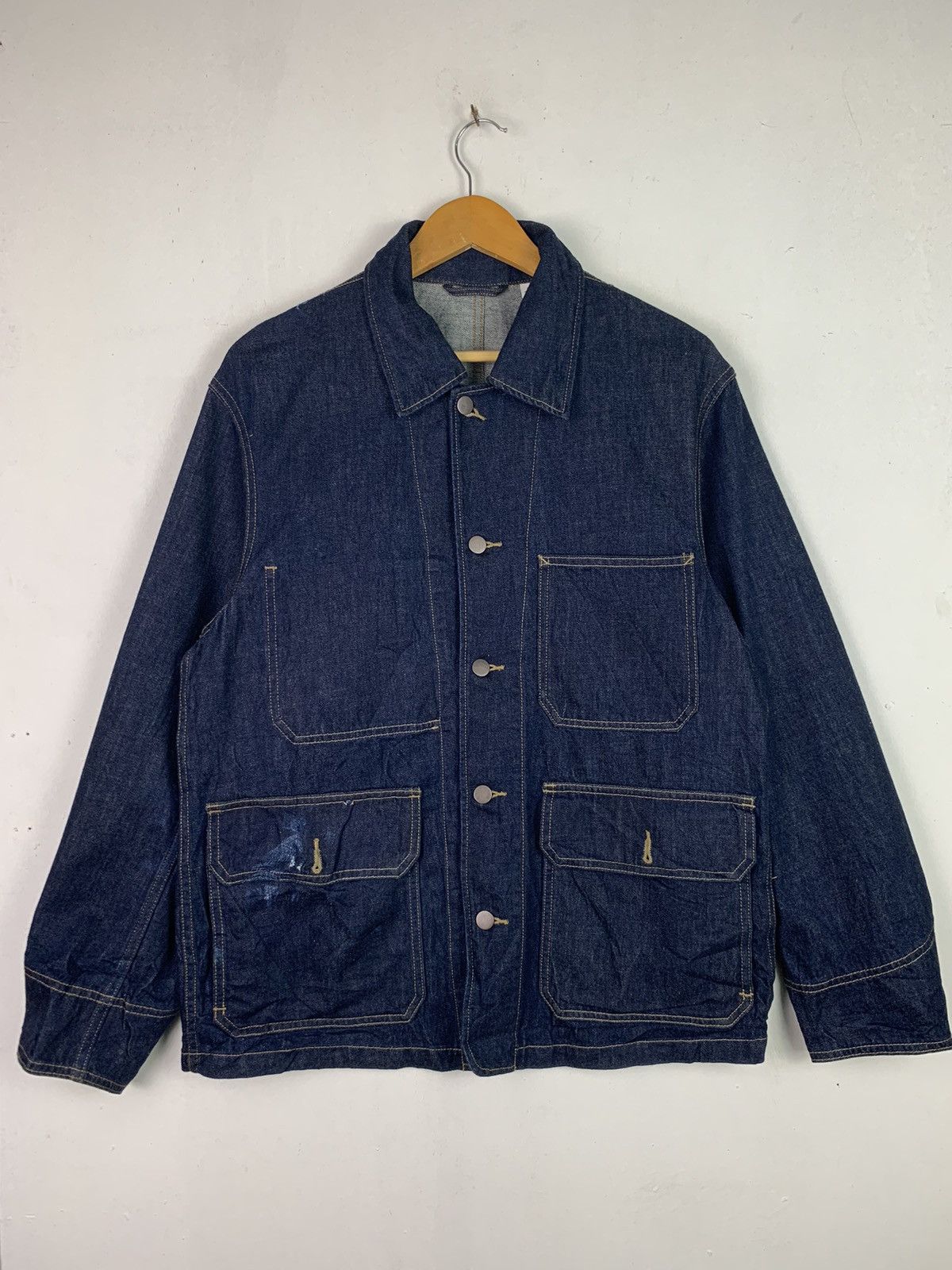 Uniqlo Vintage Uniqlo Denim Jacket Size US M / EU 48-50 / 2 - 1 Thumbnail