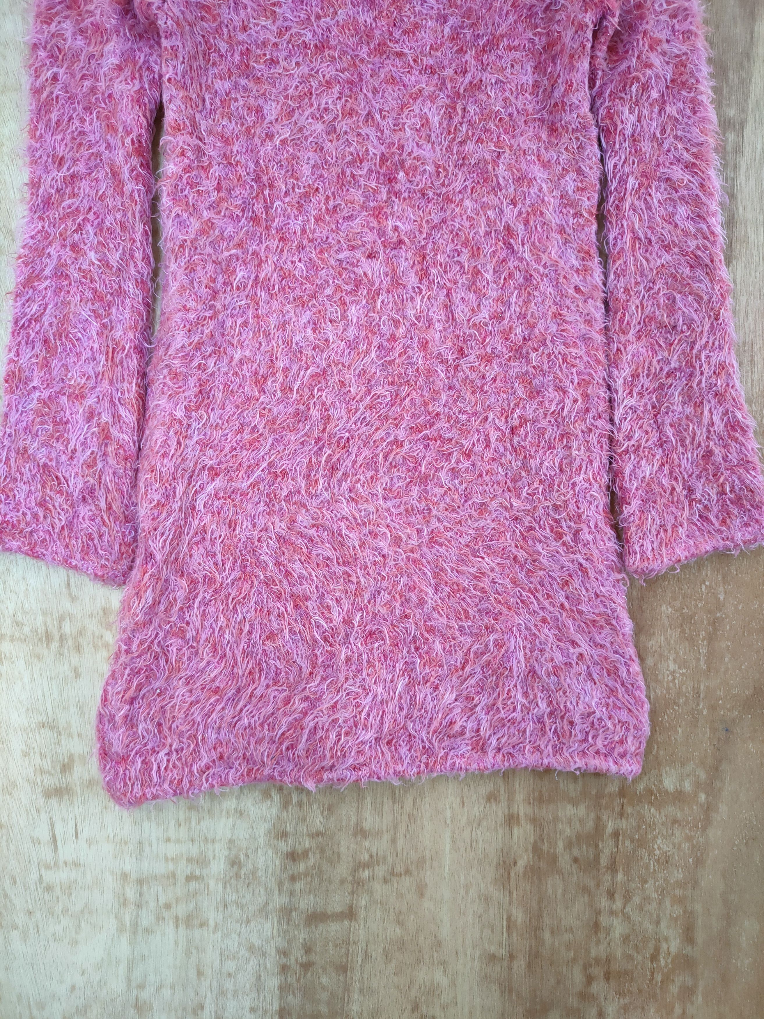 Japanese Brand D Japan long knitwear mohair fur shag shaggy #46-535 Size M / US 6-8 / IT 42-44 - 2 Thumbnail