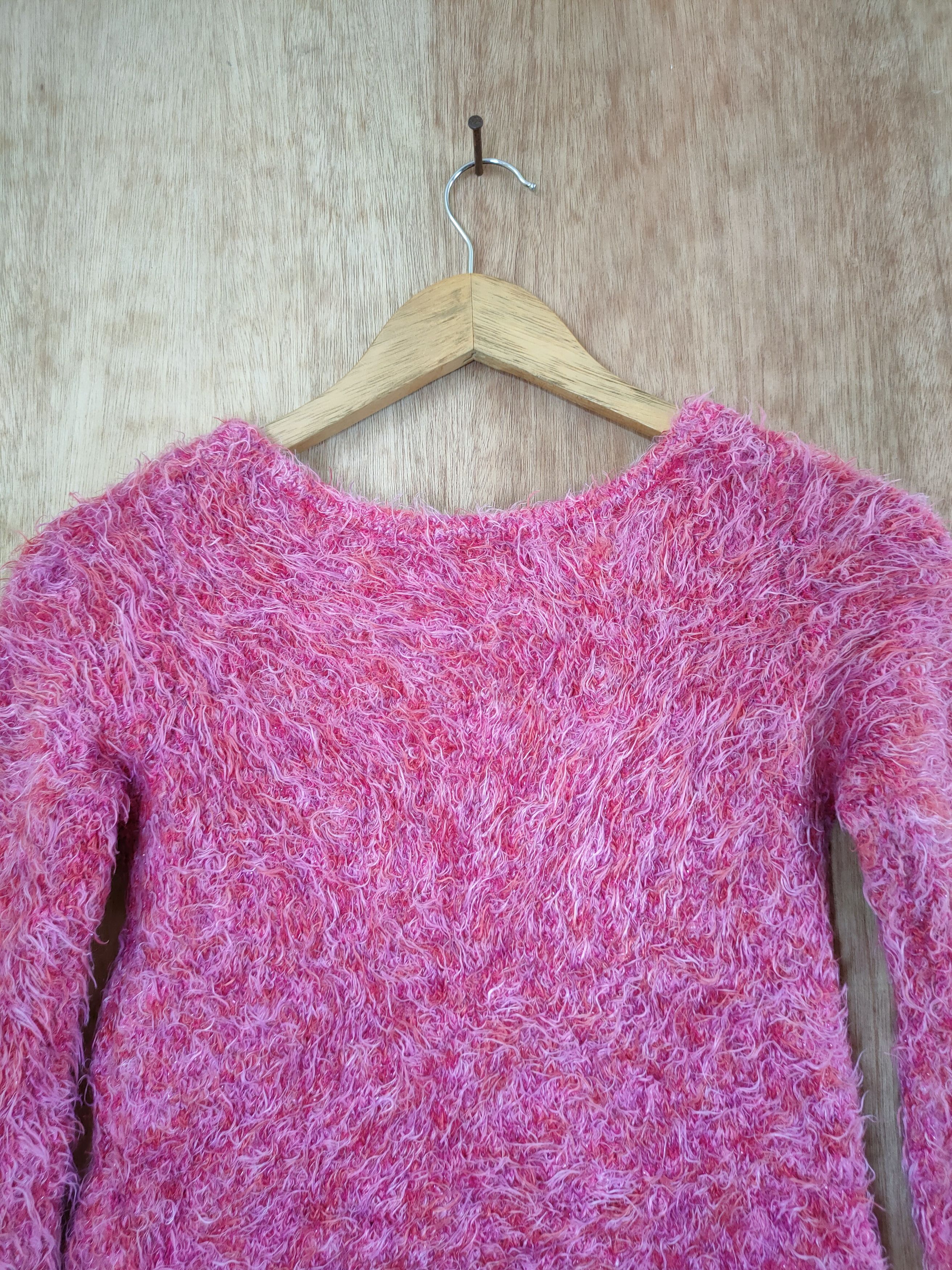 Japanese Brand D Japan long knitwear mohair fur shag shaggy #46-535 Size M / US 6-8 / IT 42-44 - 13 Thumbnail