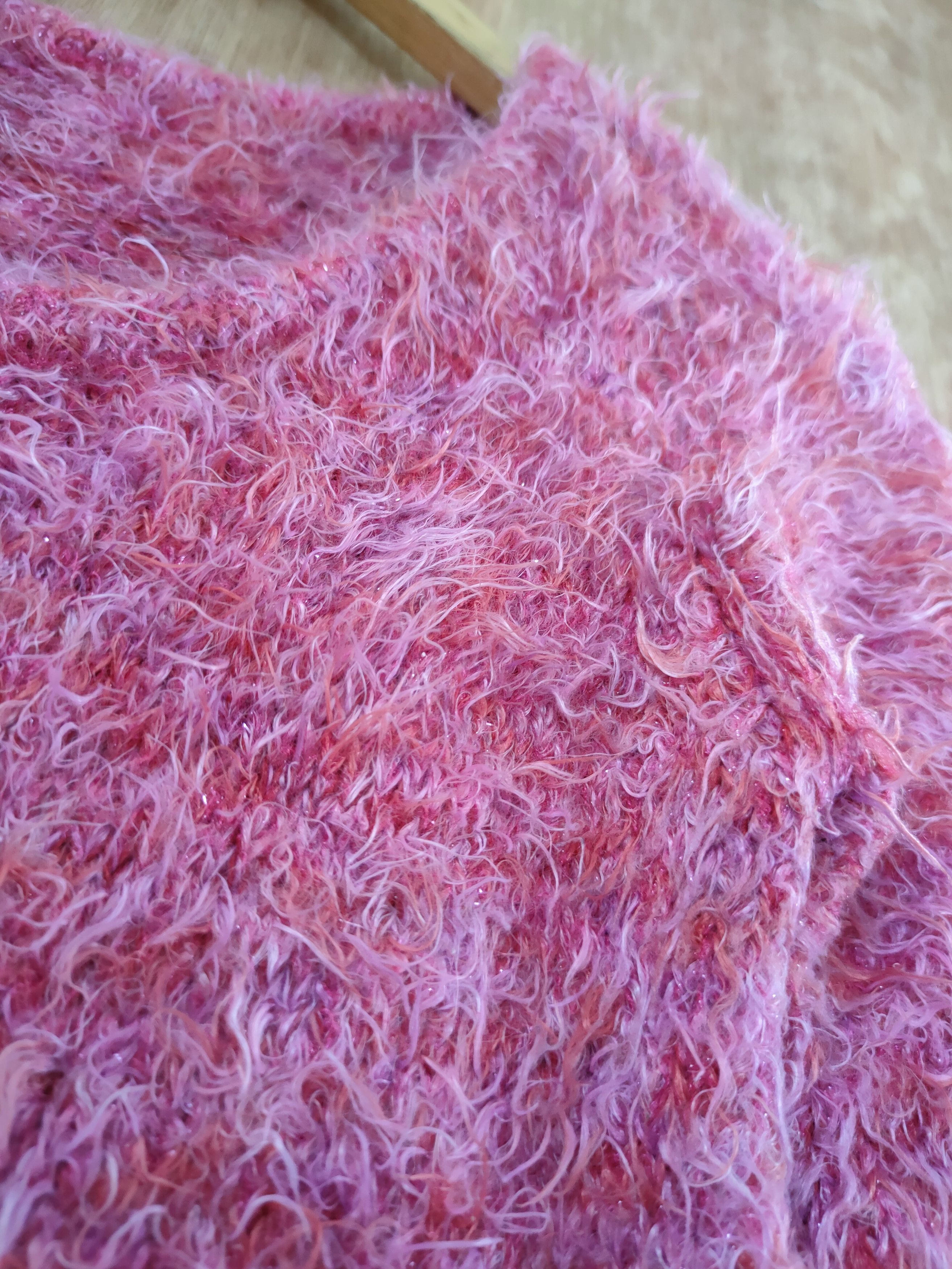 Japanese Brand D Japan long knitwear mohair fur shag shaggy #46-535 Size M / US 6-8 / IT 42-44 - 6 Thumbnail