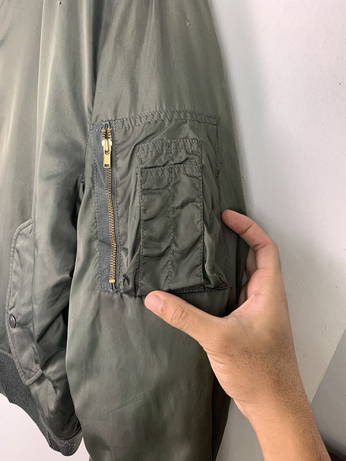 Japanese Brand × Vintage Vintage Military Bomber Jacket Size US XL / EU 56 / 4 - 13 Thumbnail