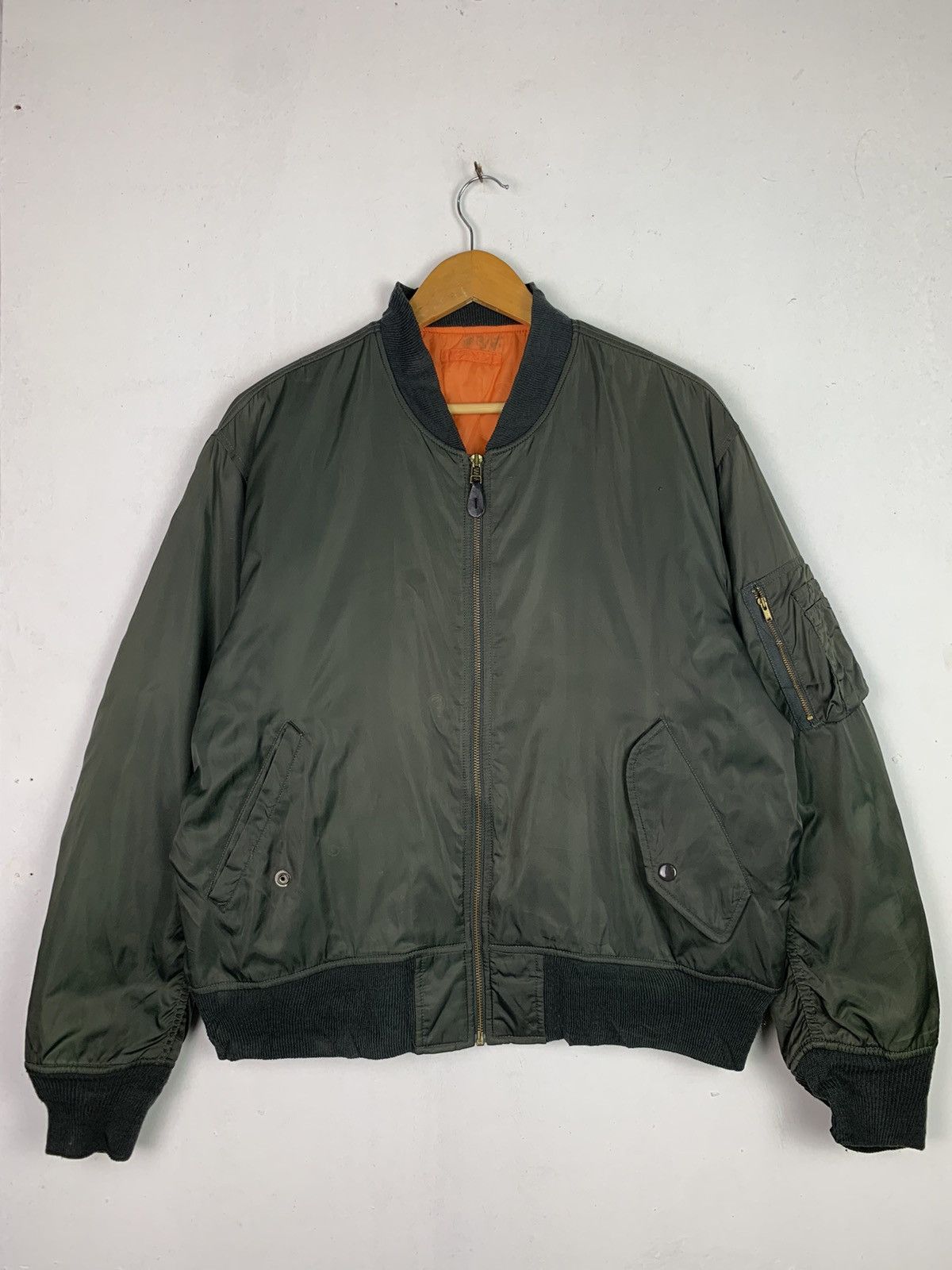 Japanese Brand × Vintage Vintage Military Bomber Jacket Size US XL / EU 56 / 4 - 1 Thumbnail