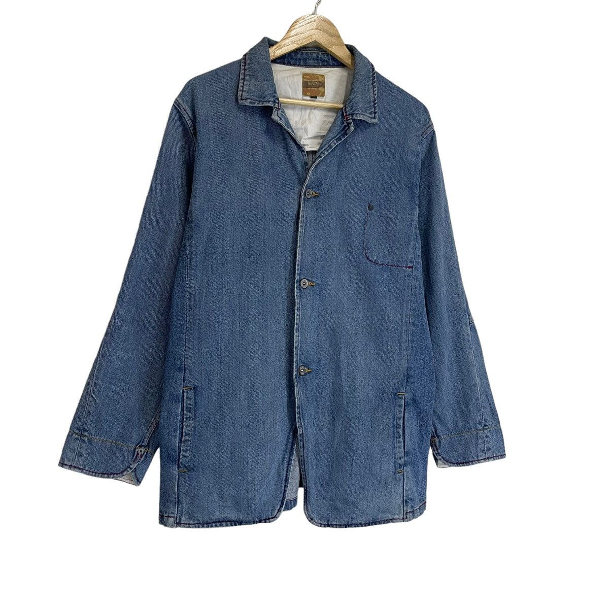 Japanese Brand Riot💥💥Vintage Power To The People Denim Jacket Size US M / EU 48-50 / 2 - 2 Thumbnail