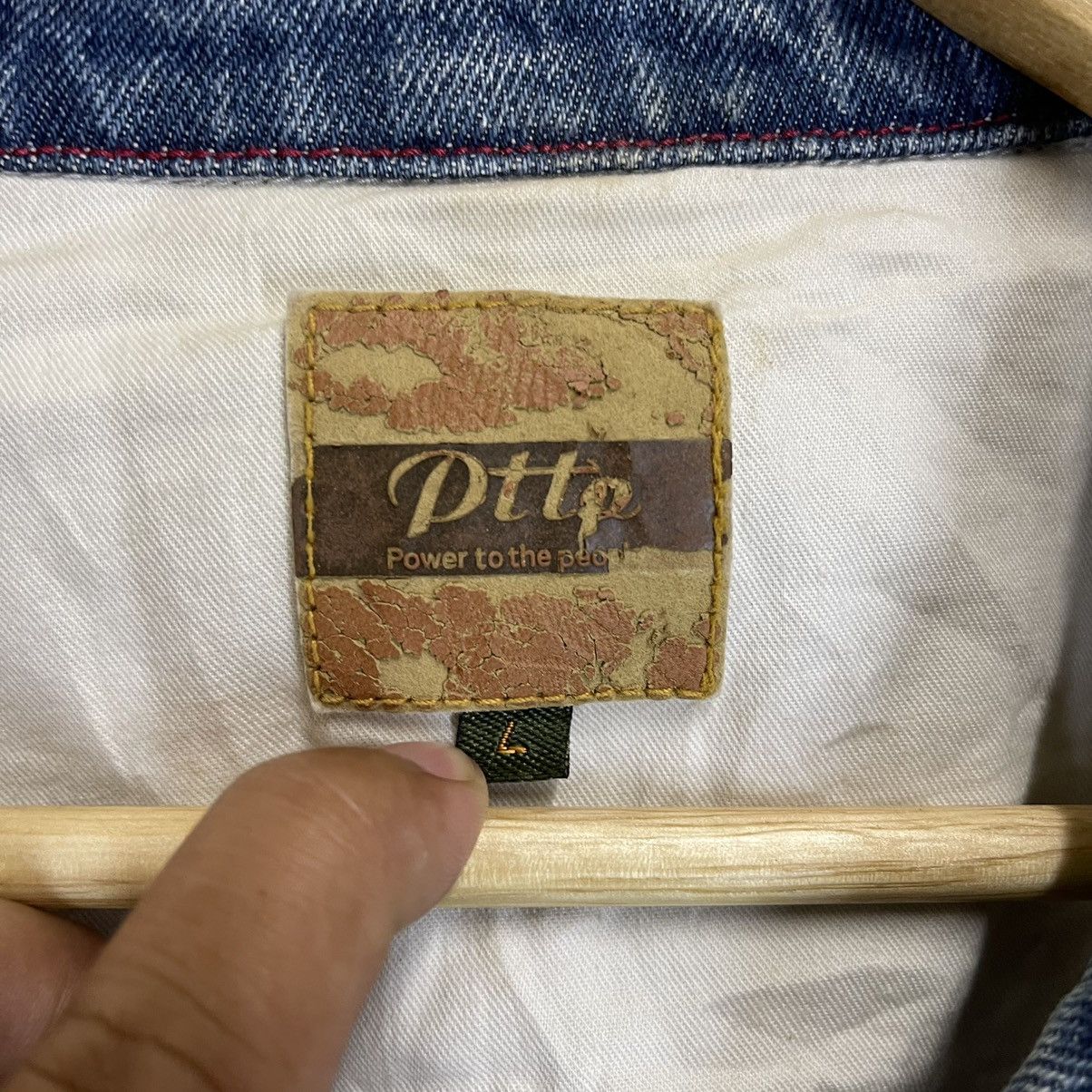 Japanese Brand Riot💥💥Vintage Power To The People Denim Jacket Size US M / EU 48-50 / 2 - 13 Thumbnail