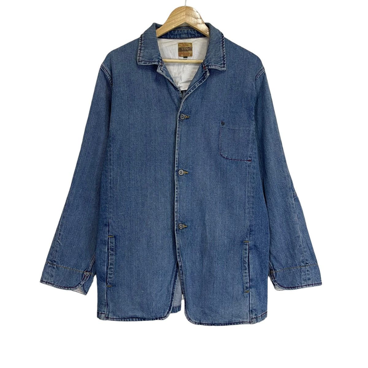 Japanese Brand Riot💥💥Vintage Power To The People Denim Jacket Size US M / EU 48-50 / 2 - 1 Thumbnail