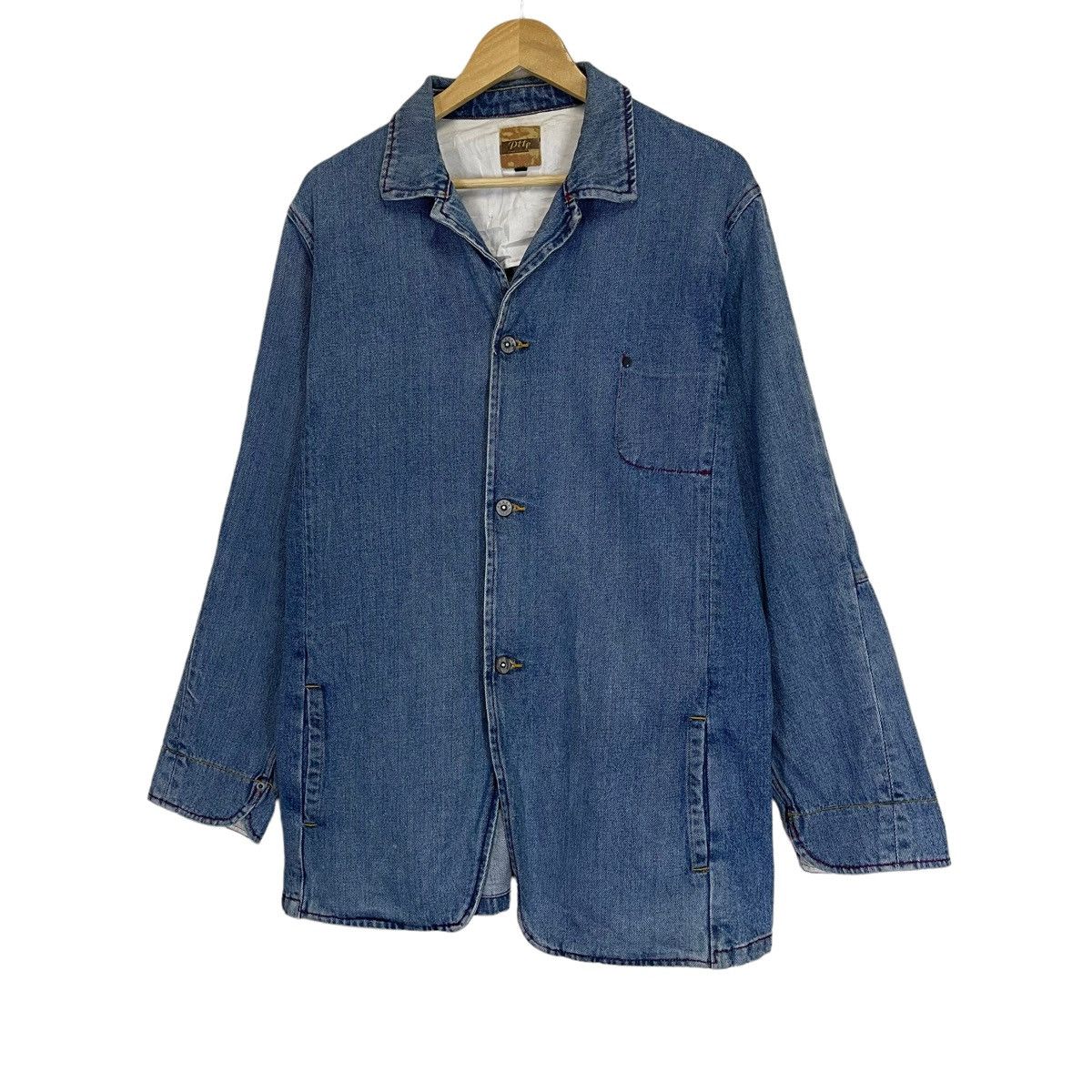 Japanese Brand Riot💥💥Vintage Power To The People Denim Jacket Size US M / EU 48-50 / 2 - 3 Thumbnail