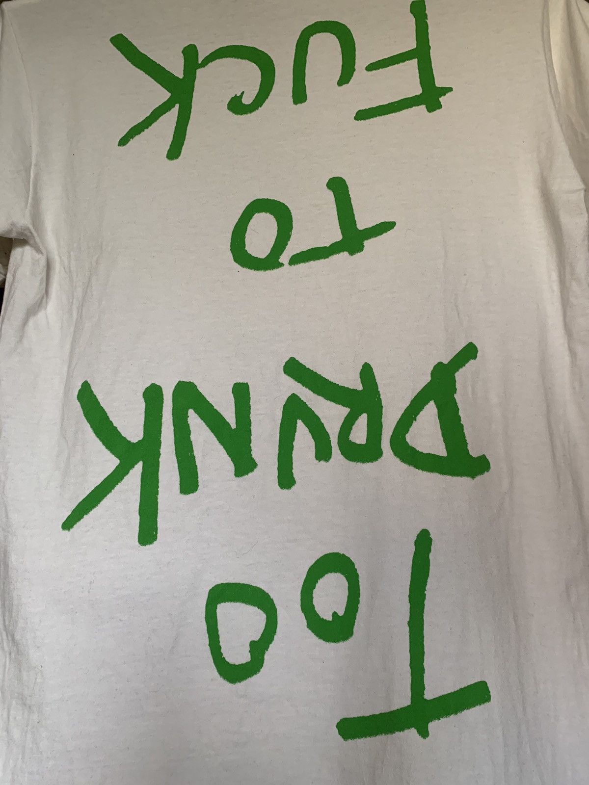 Dead Kennedys Supreme Dead Kennedys 2014 too drunk too fuck white t-shirt Size US M / EU 48-50 / 2 - 6 Thumbnail