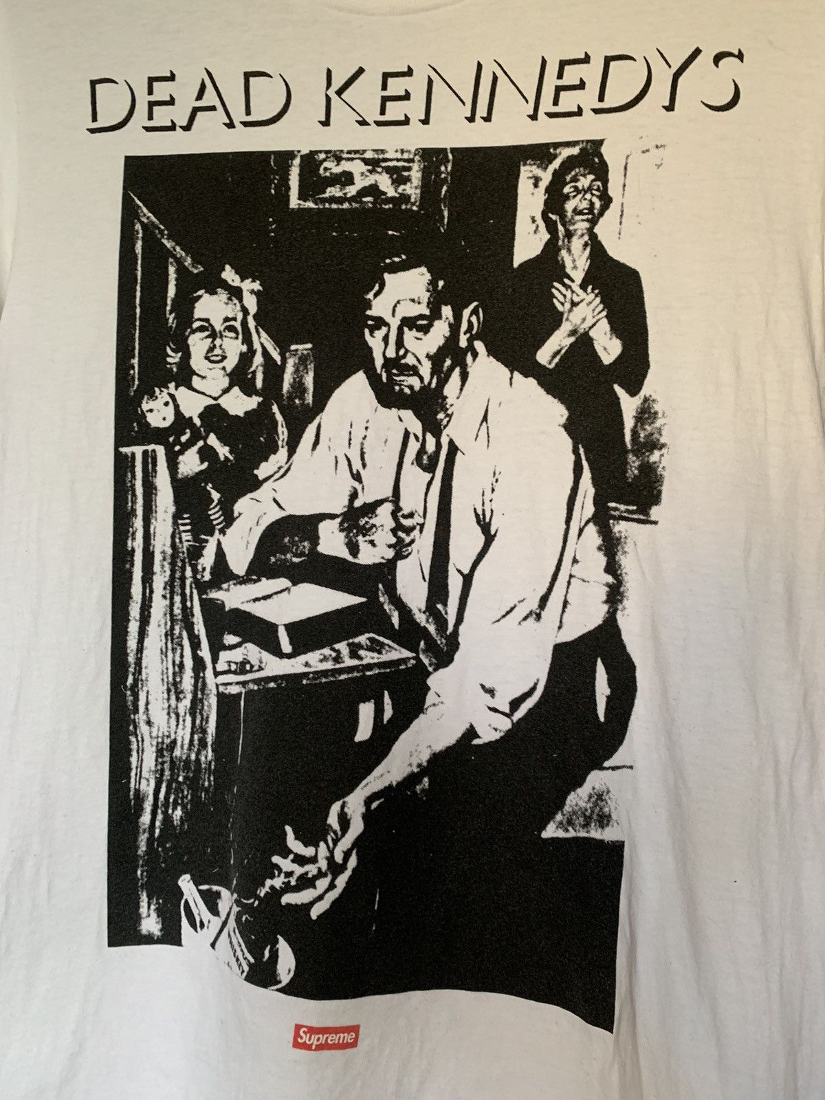 Dead Kennedys Supreme Dead Kennedys 2014 too drunk too fuck white t-shirt Size US M / EU 48-50 / 2 - 4 Thumbnail