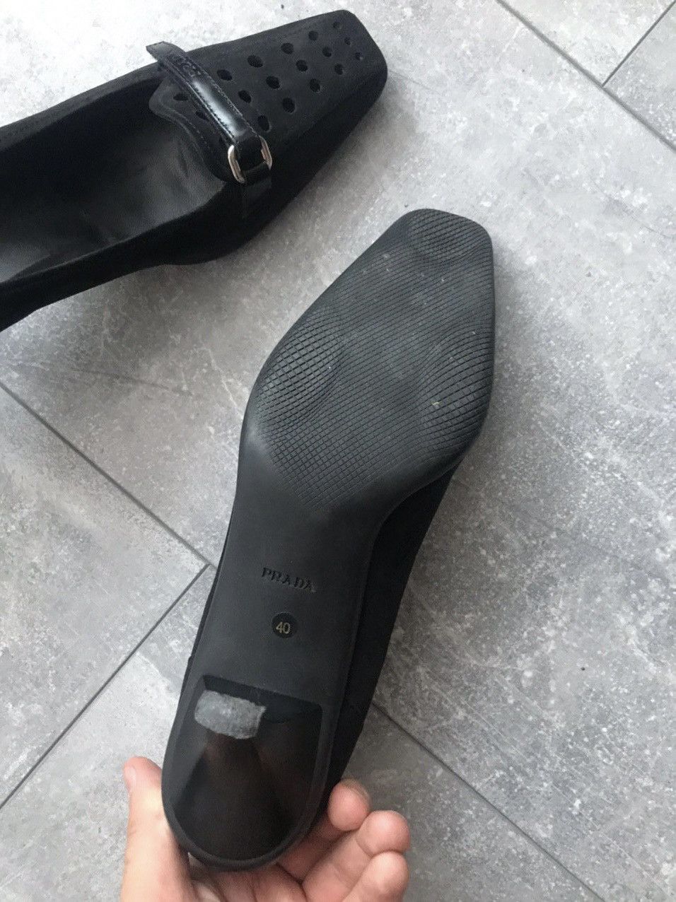 Prada Prada Woman Black kitty Heels Size US 9 / IT 39 - 5 Thumbnail