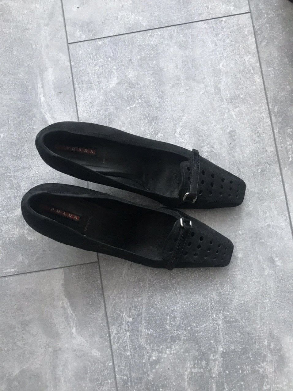 Prada Prada Woman Black kitty Heels Size US 9 / IT 39 - 2 Thumbnail