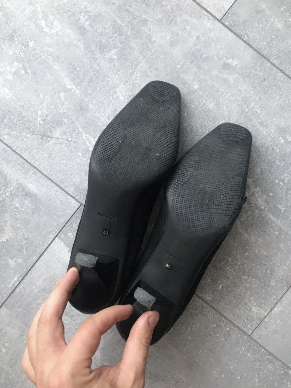 Prada Prada Woman Black kitty Heels Size US 9 / IT 39 - 7 Thumbnail