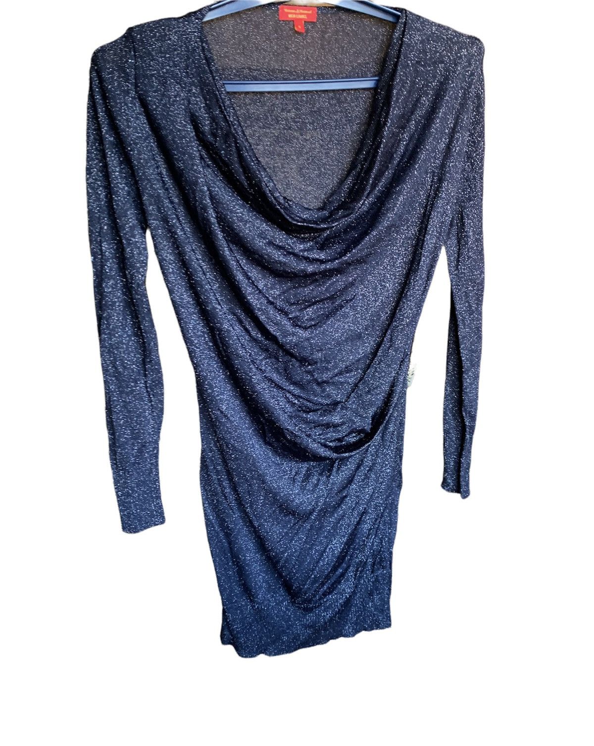 Vivienne Westwood Vivienne Westwood navy shine transparent midi dress Size S / US 4 / IT 40 - 5 Thumbnail