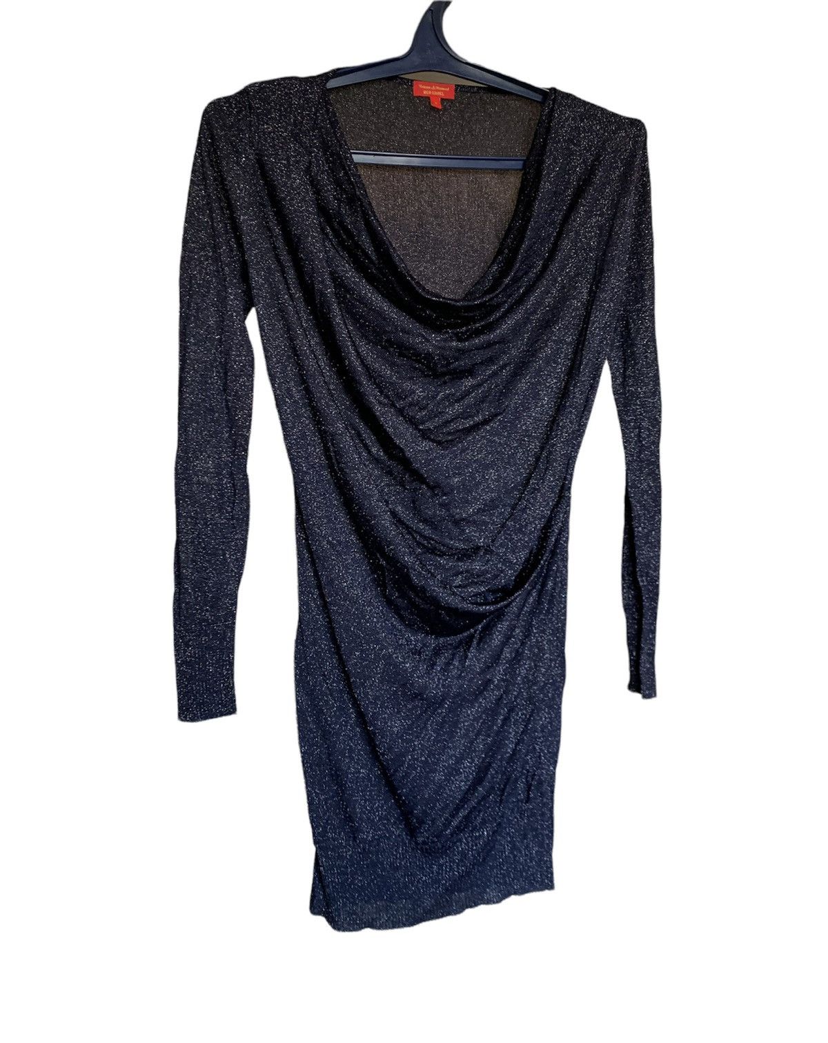 Vivienne Westwood Vivienne Westwood navy shine transparent midi dress Size S / US 4 / IT 40 - 6 Thumbnail