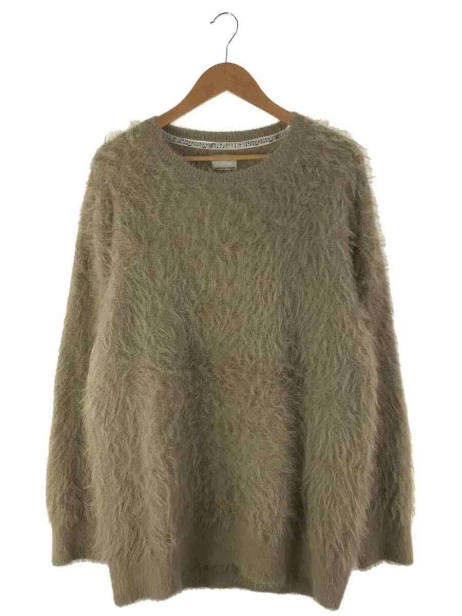 image of Number N Ine Fluffy Knit Sweater in Beige, Men's (Size Large)