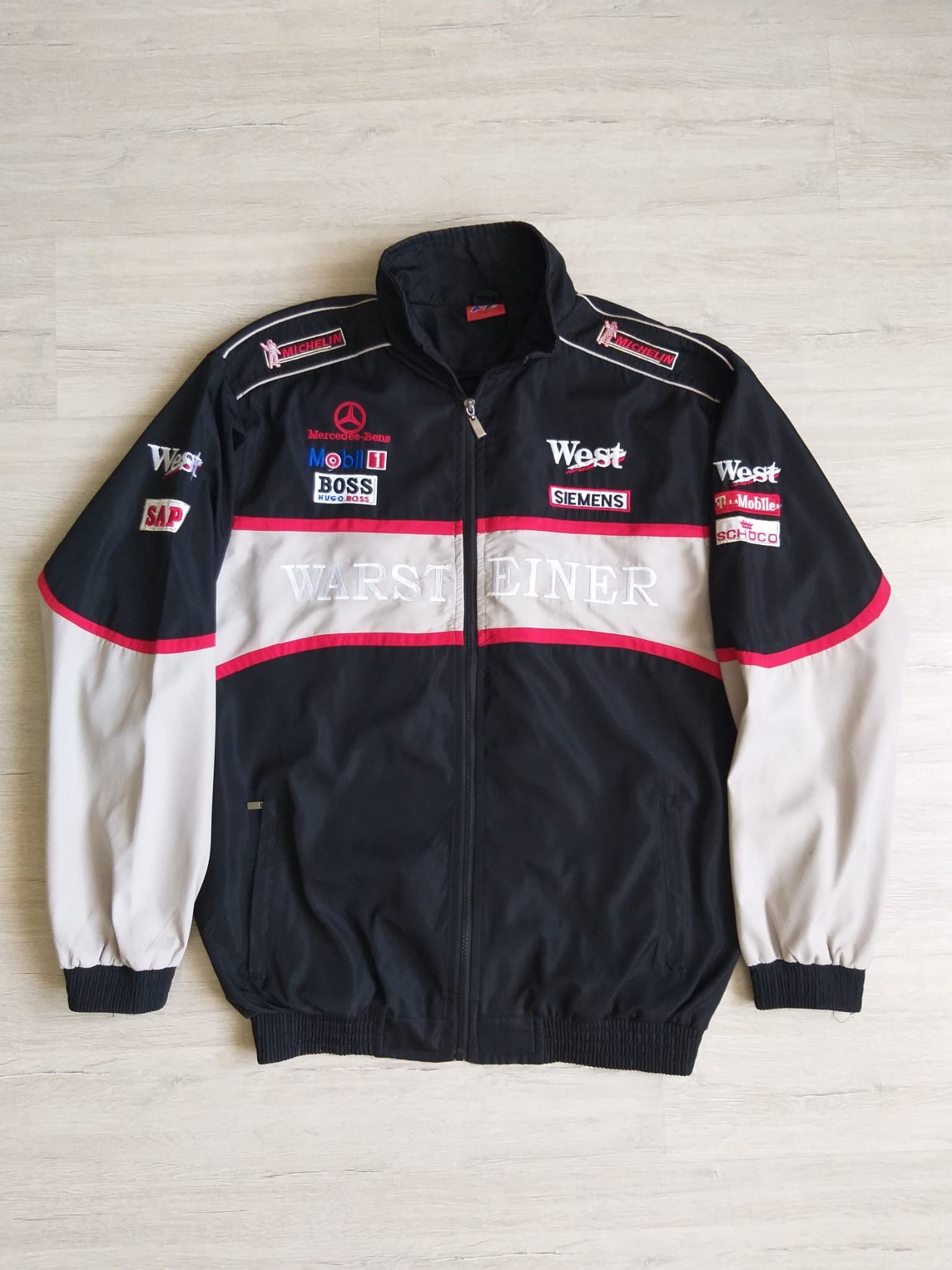 Vintage Mercedes West Schumacher Warsteiner F1 Racing Jacket XXXL | Grailed