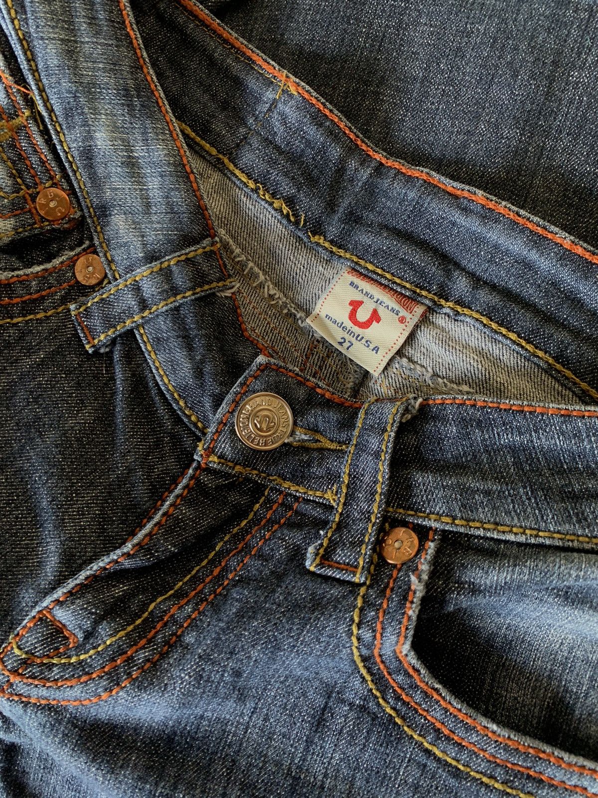 Other 90’s True Religion Made in USA vintage bootcut jeans billy Size 27" / US 4 / IT 40 - 9 Thumbnail
