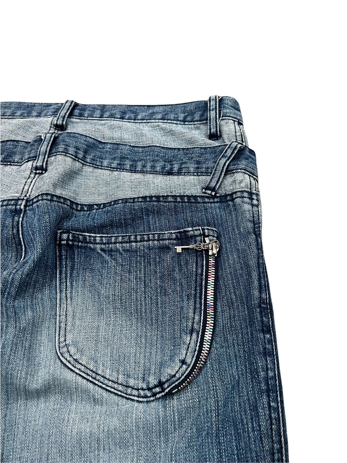 Japanese Brand Japanese Brand 179/WG Nicole Club Double Waist Distressed Size US 30 / EU 46 - 9 Thumbnail