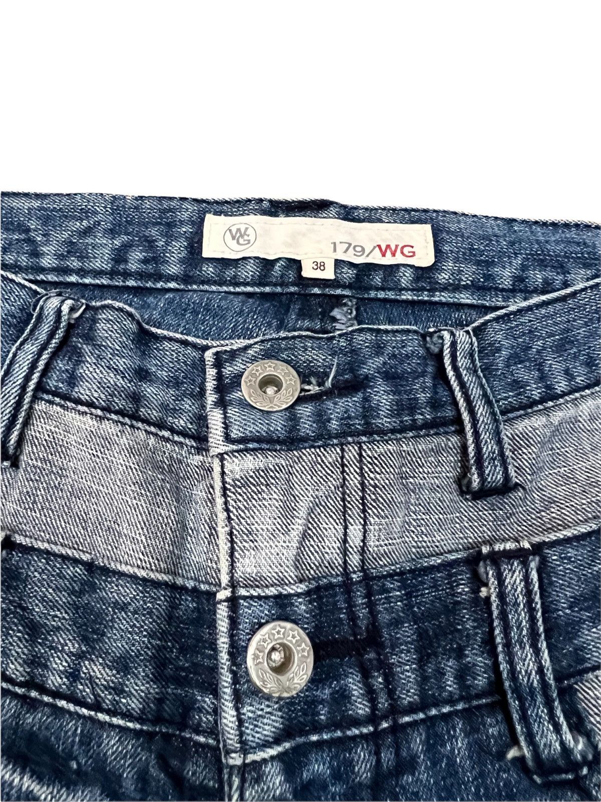 Japanese Brand Japanese Brand 179/WG Nicole Club Double Waist Distressed Size US 30 / EU 46 - 12 Thumbnail