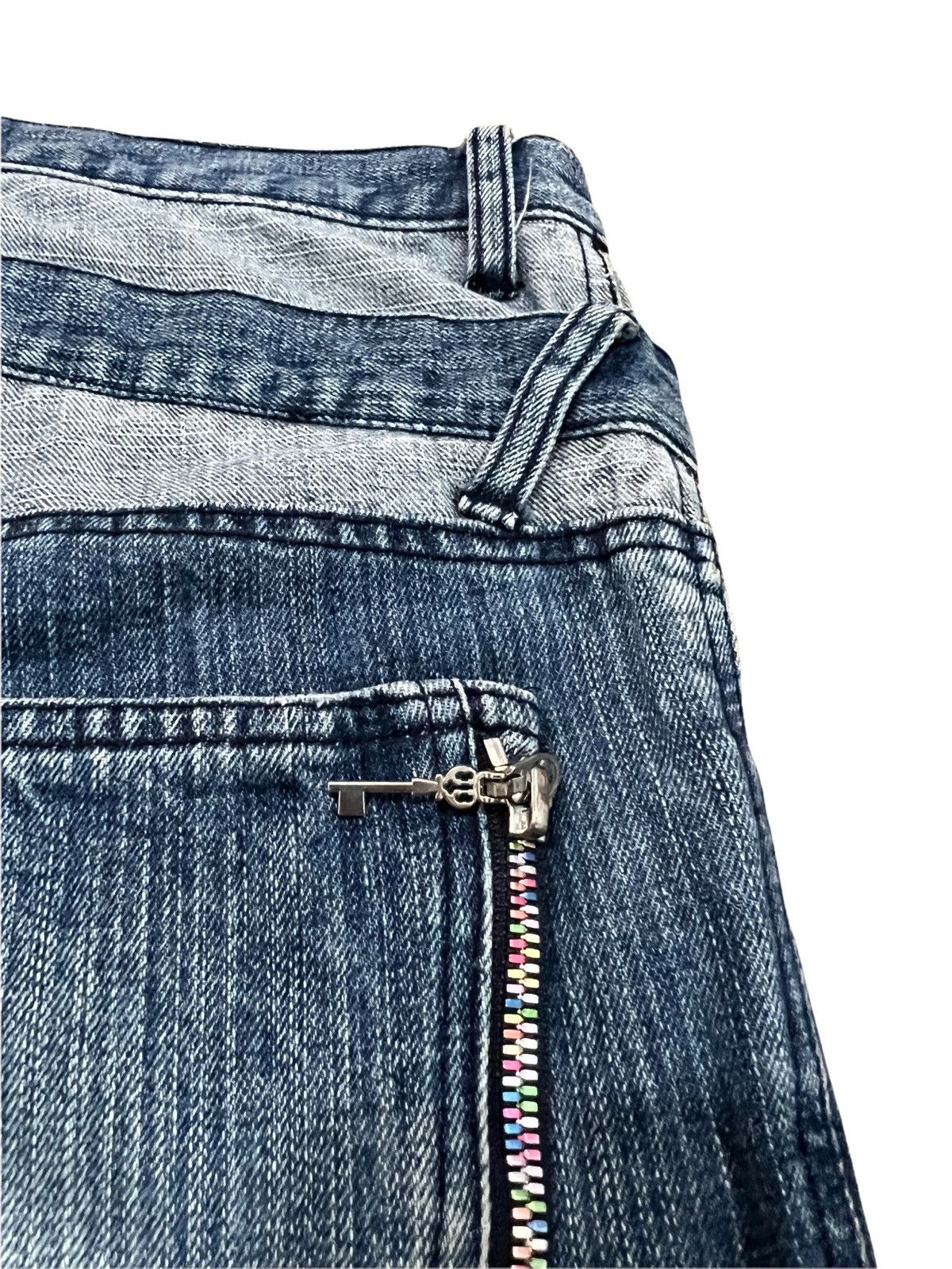 Japanese Brand Japanese Brand 179/WG Nicole Club Double Waist Distressed Size US 30 / EU 46 - 11 Thumbnail