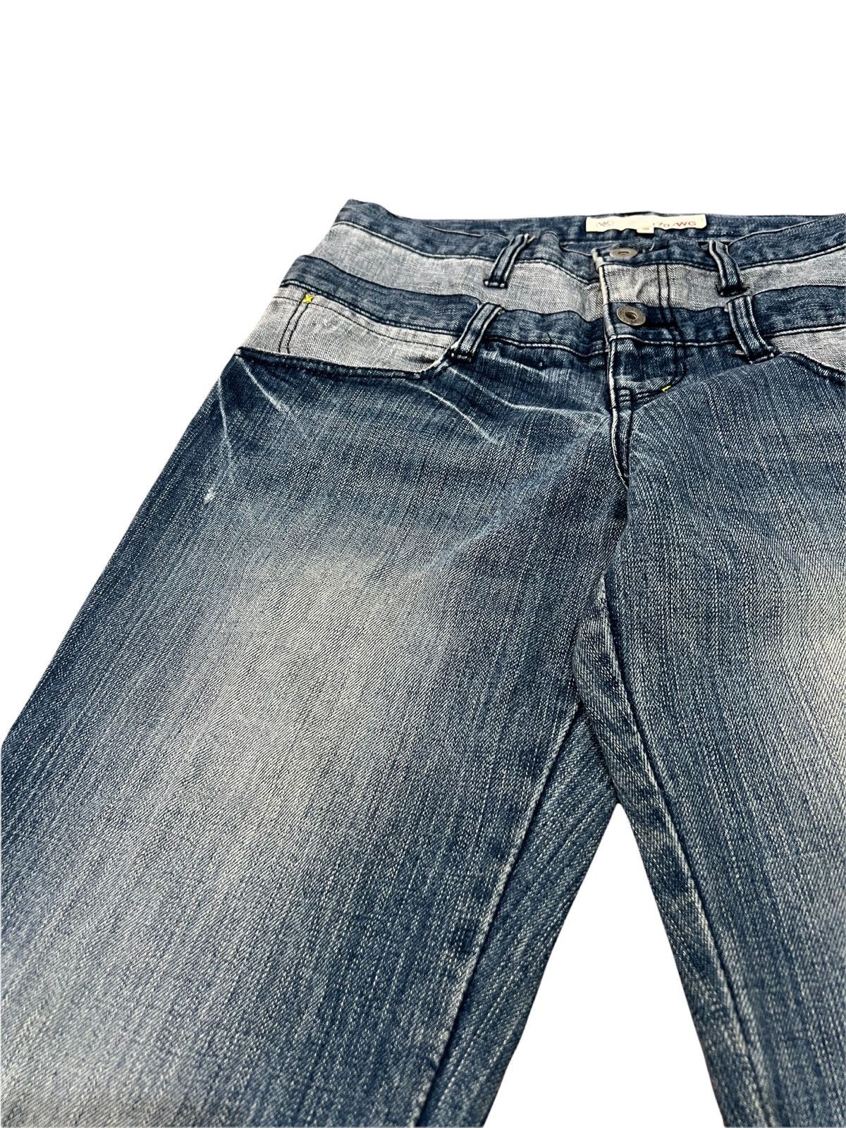 Japanese Brand Japanese Brand 179/WG Nicole Club Double Waist Distressed Size US 30 / EU 46 - 10 Thumbnail