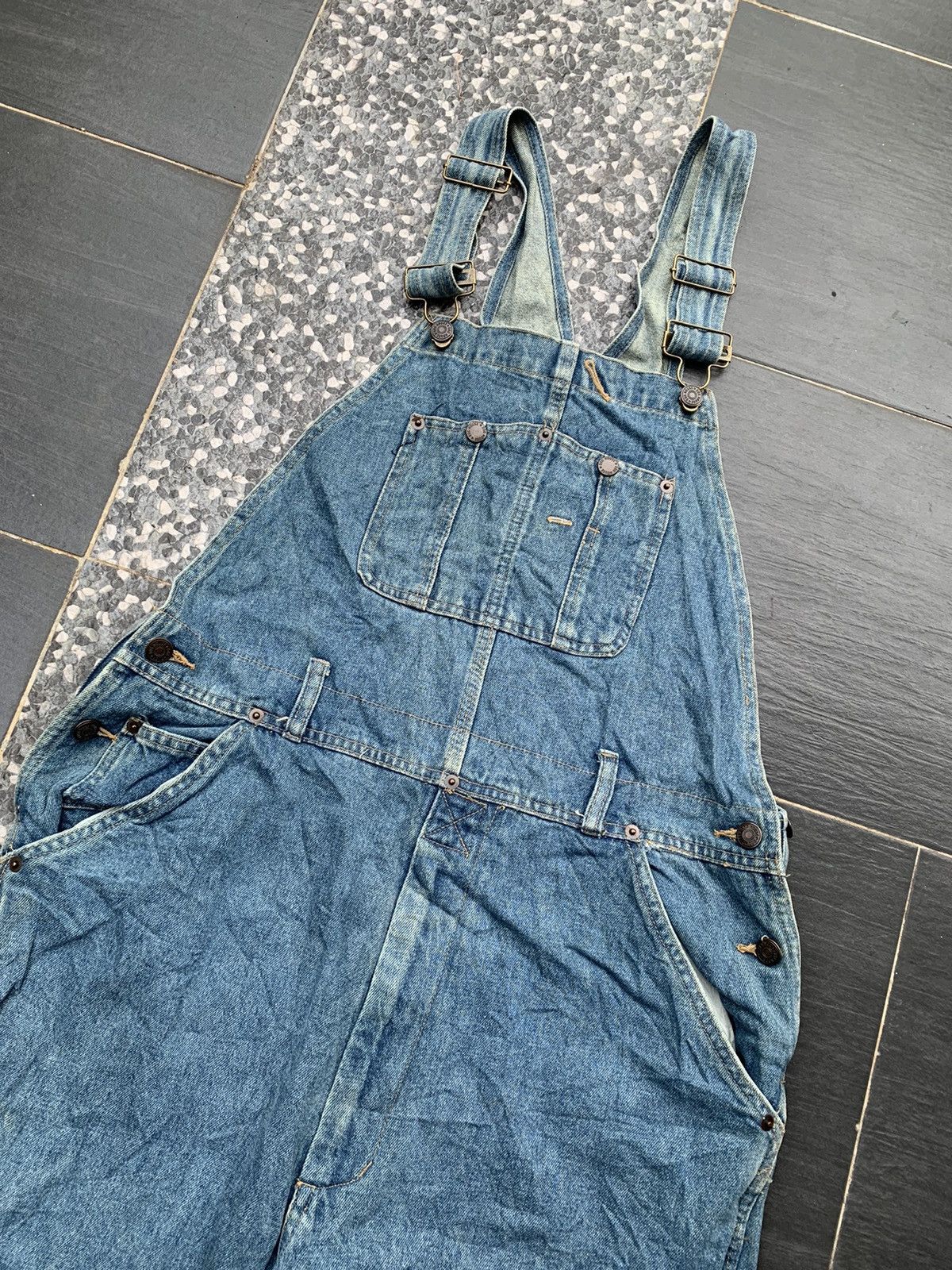Japanese Brand × Vintage Vintage House Dog Overall Denim Size US 35 - 3 Thumbnail