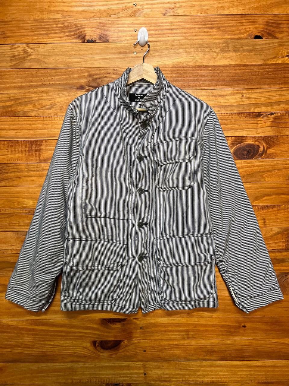 CABANE de ZUCCa 🔥STEALS CABANE DE ZUCCA HICKORY WORKER SHIRT Size US S / EU 44-46 / 1 - 1 Thumbnail