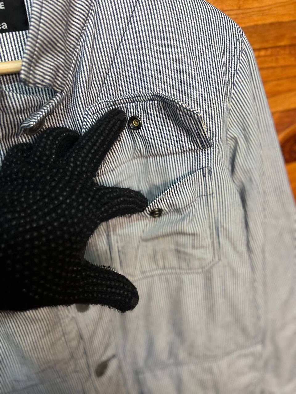 CABANE de ZUCCa 🔥STEALS CABANE DE ZUCCA HICKORY WORKER SHIRT Size US S / EU 44-46 / 1 - 5 Thumbnail