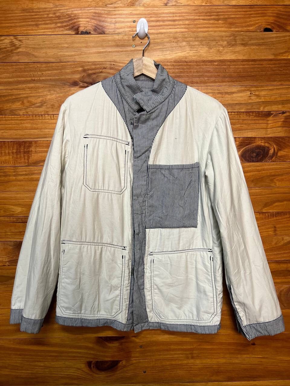 CABANE de ZUCCa 🔥STEALS CABANE DE ZUCCA HICKORY WORKER SHIRT Size US S / EU 44-46 / 1 - 12 Thumbnail