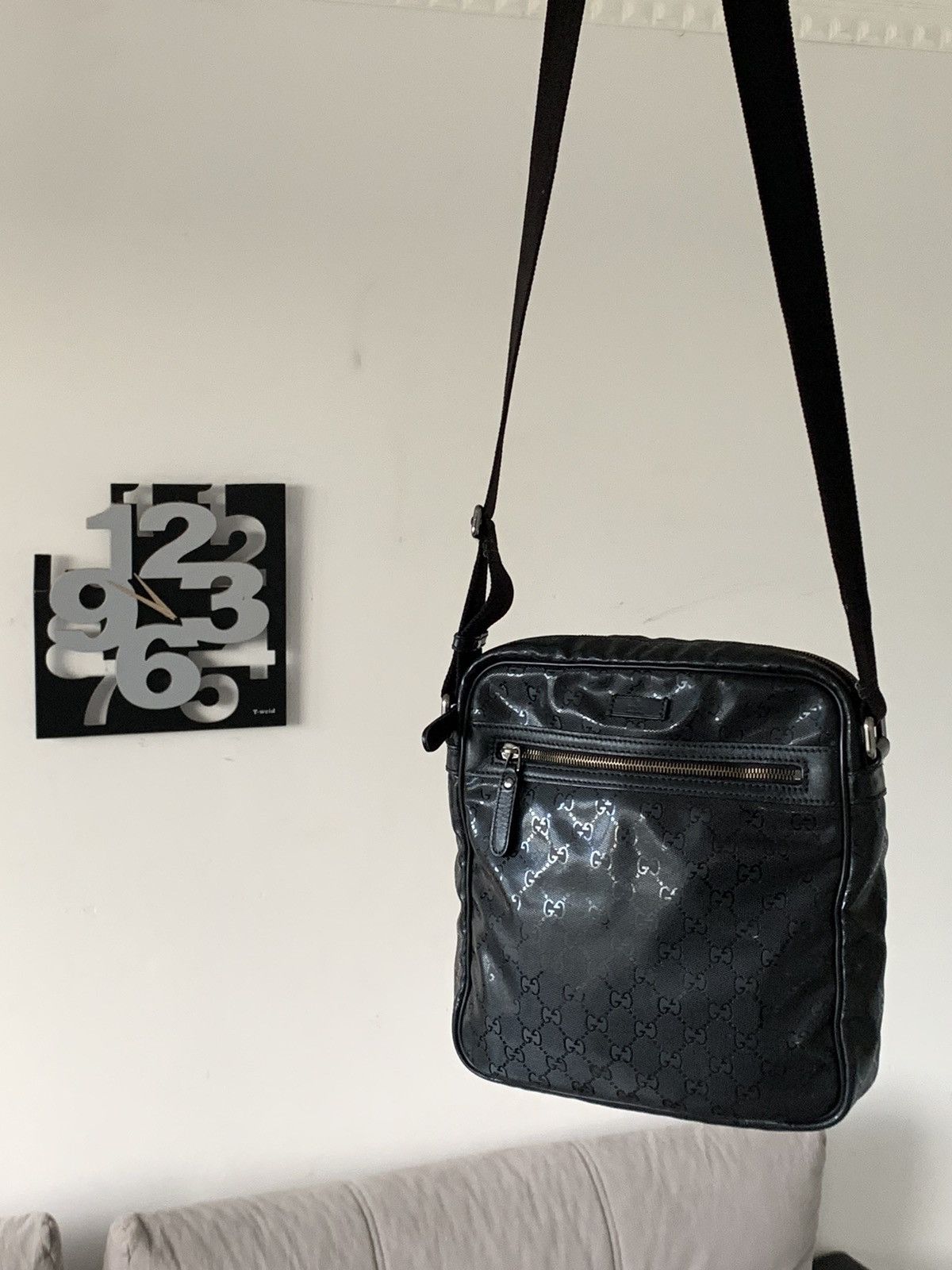 Gucci Gucci GG canvas supreme black shoulder bag Size ONE SIZE - 8 Thumbnail