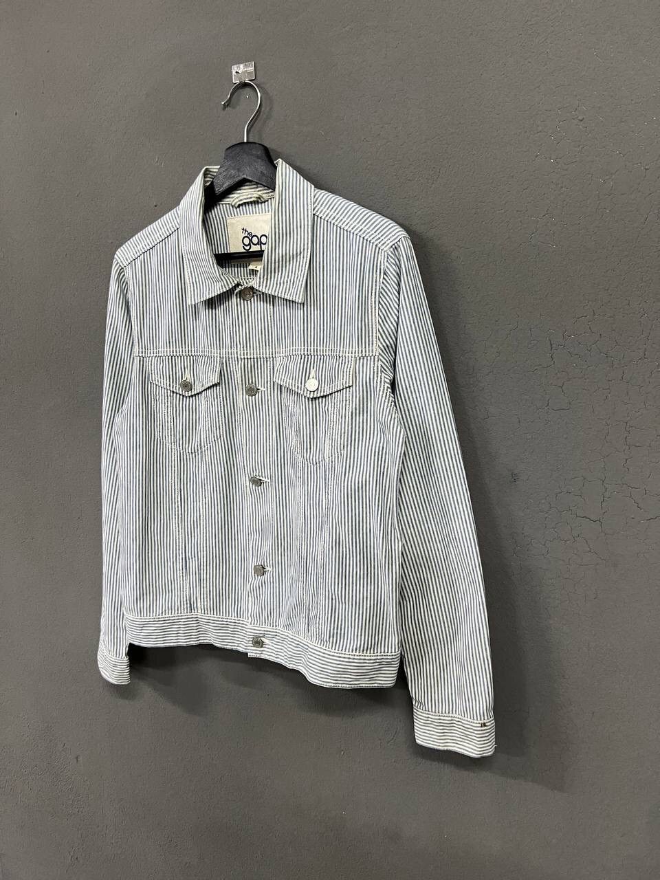 Gap THE GAP BLUE STRIPE LIGHT JACKET Size US M / EU 48-50 / 2 - 3 Thumbnail