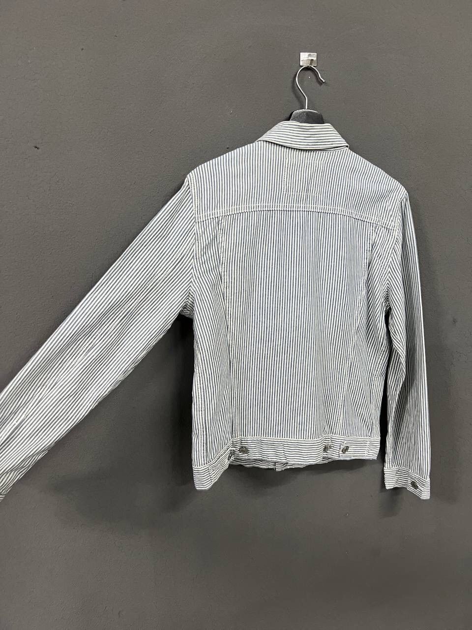 Gap THE GAP BLUE STRIPE LIGHT JACKET Size US M / EU 48-50 / 2 - 7 Thumbnail