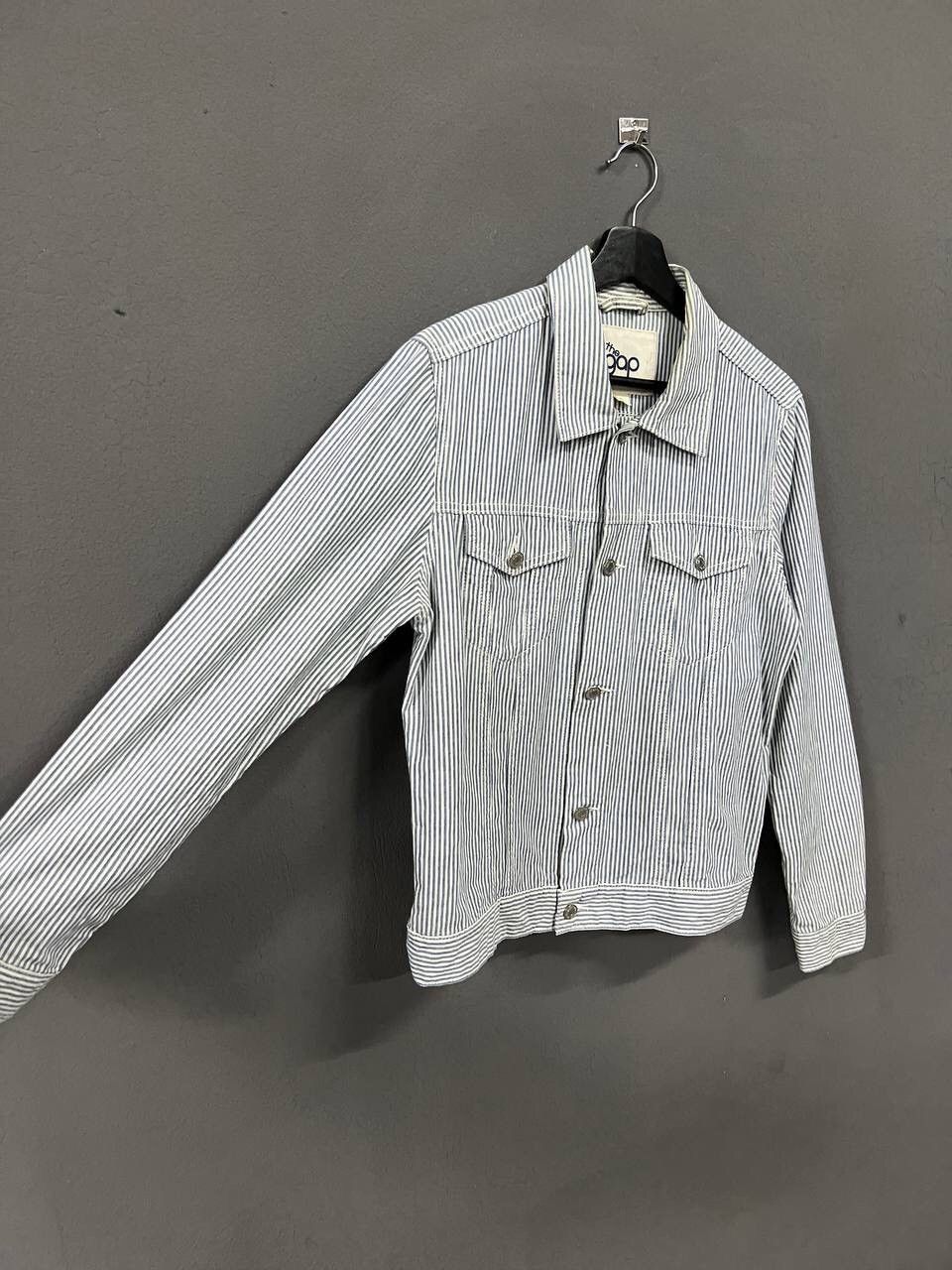 Gap THE GAP BLUE STRIPE LIGHT JACKET Size US M / EU 48-50 / 2 - 4 Thumbnail