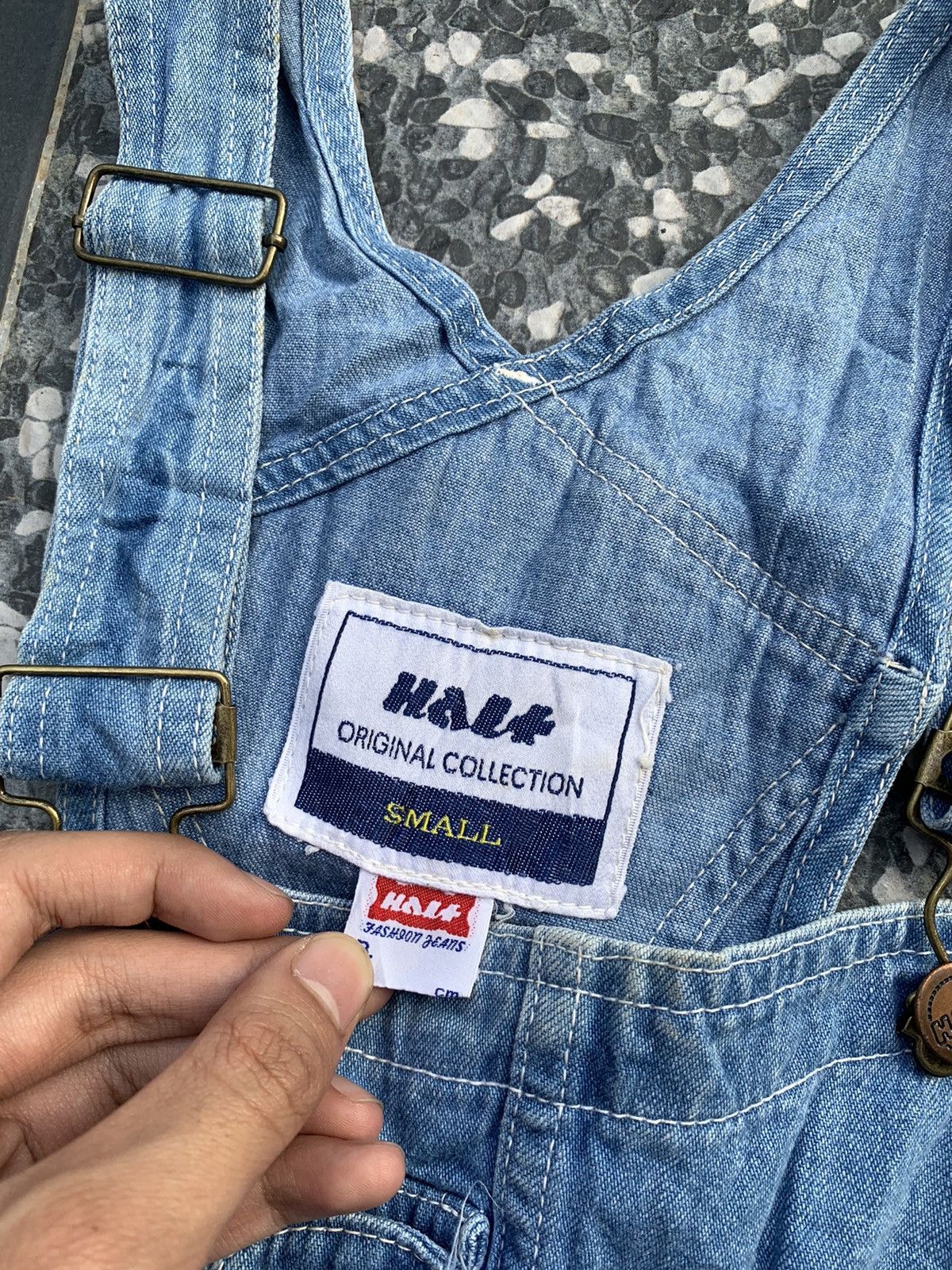 Japanese Brand Vintage Half Overall Denim Size US 29 - 6 Thumbnail