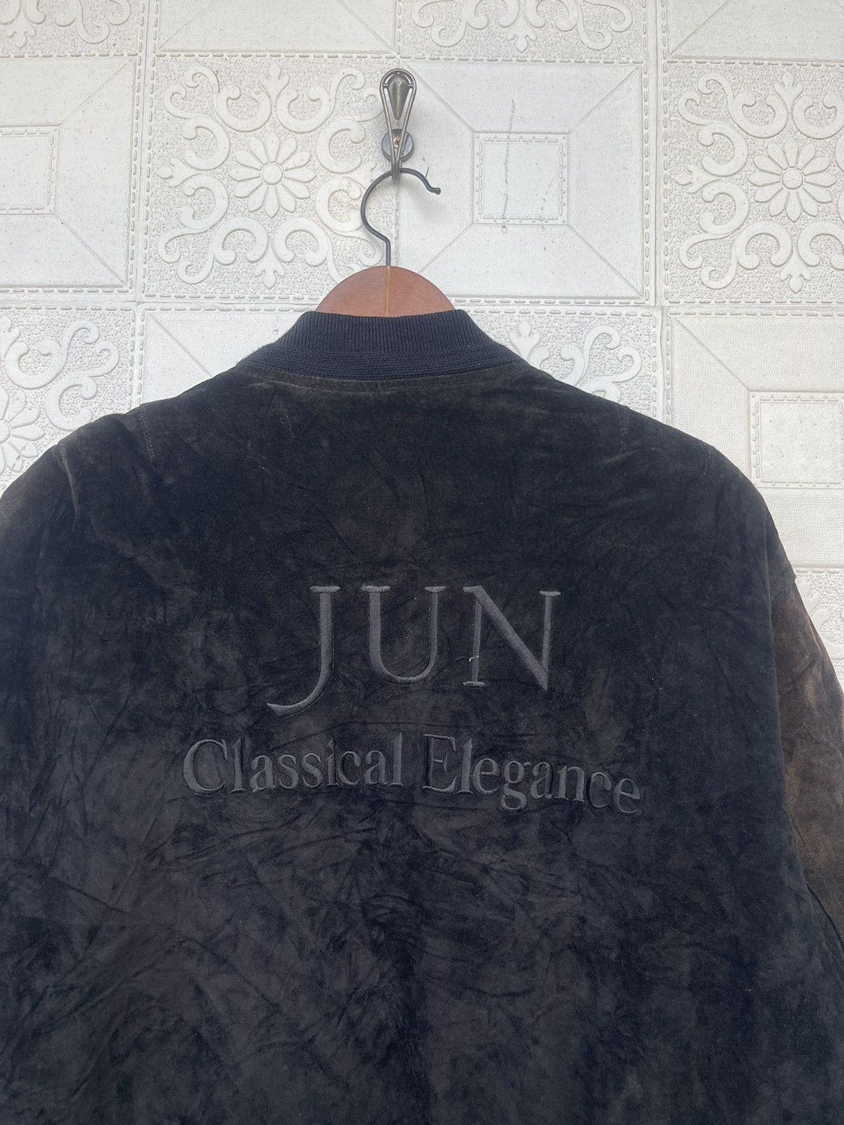 JUN MEN Vintage Jun Men Suede Leather Jacket Sleeve Faded Size US M / EU 48-50 / 2 - 5 Thumbnail