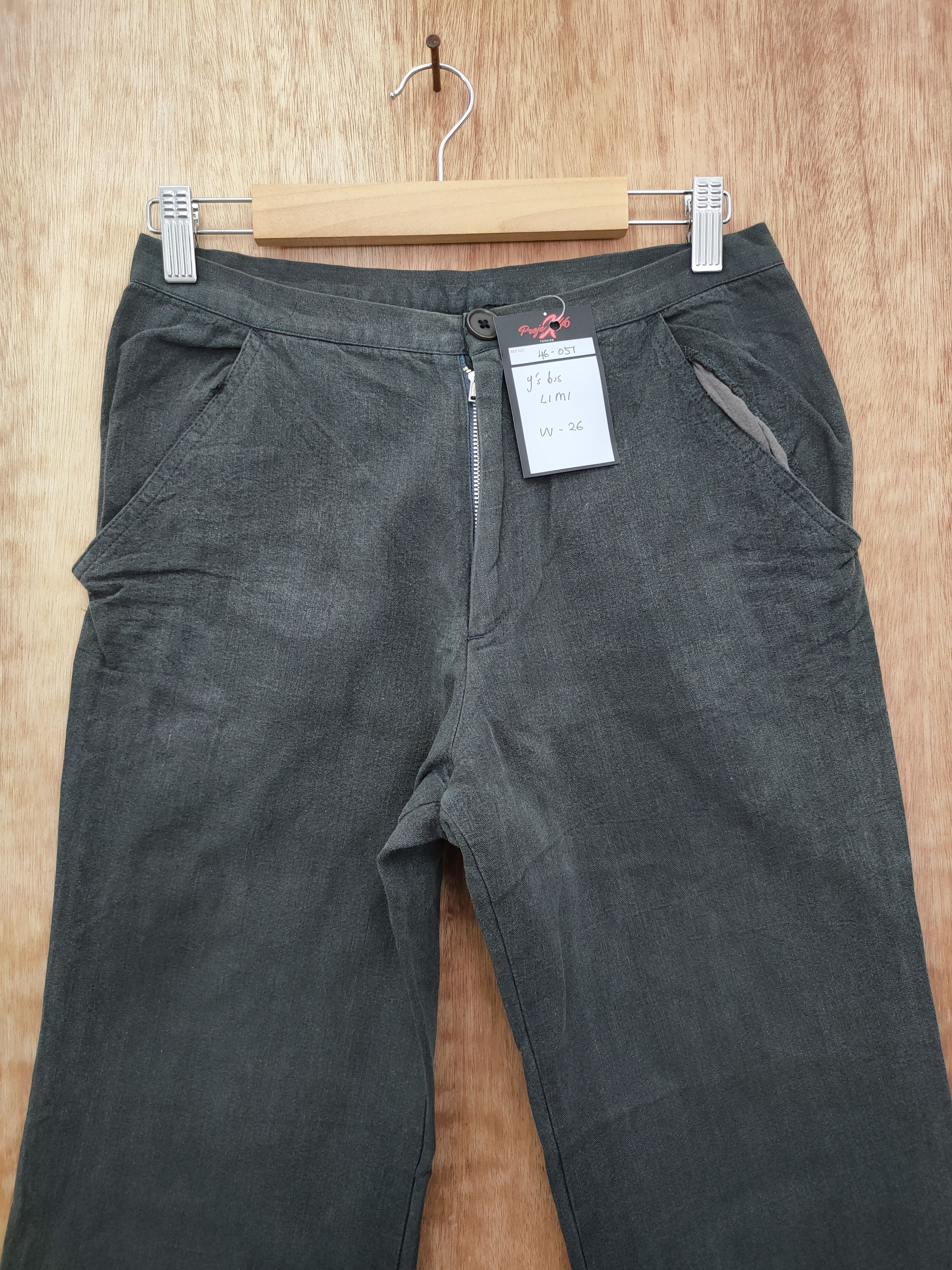 Yohji Yamamoto DL Y'S Bis yohji Limi faded cropped cargo pants #46-051 Size 26" / US 2 / IT 38 - 4 Thumbnail