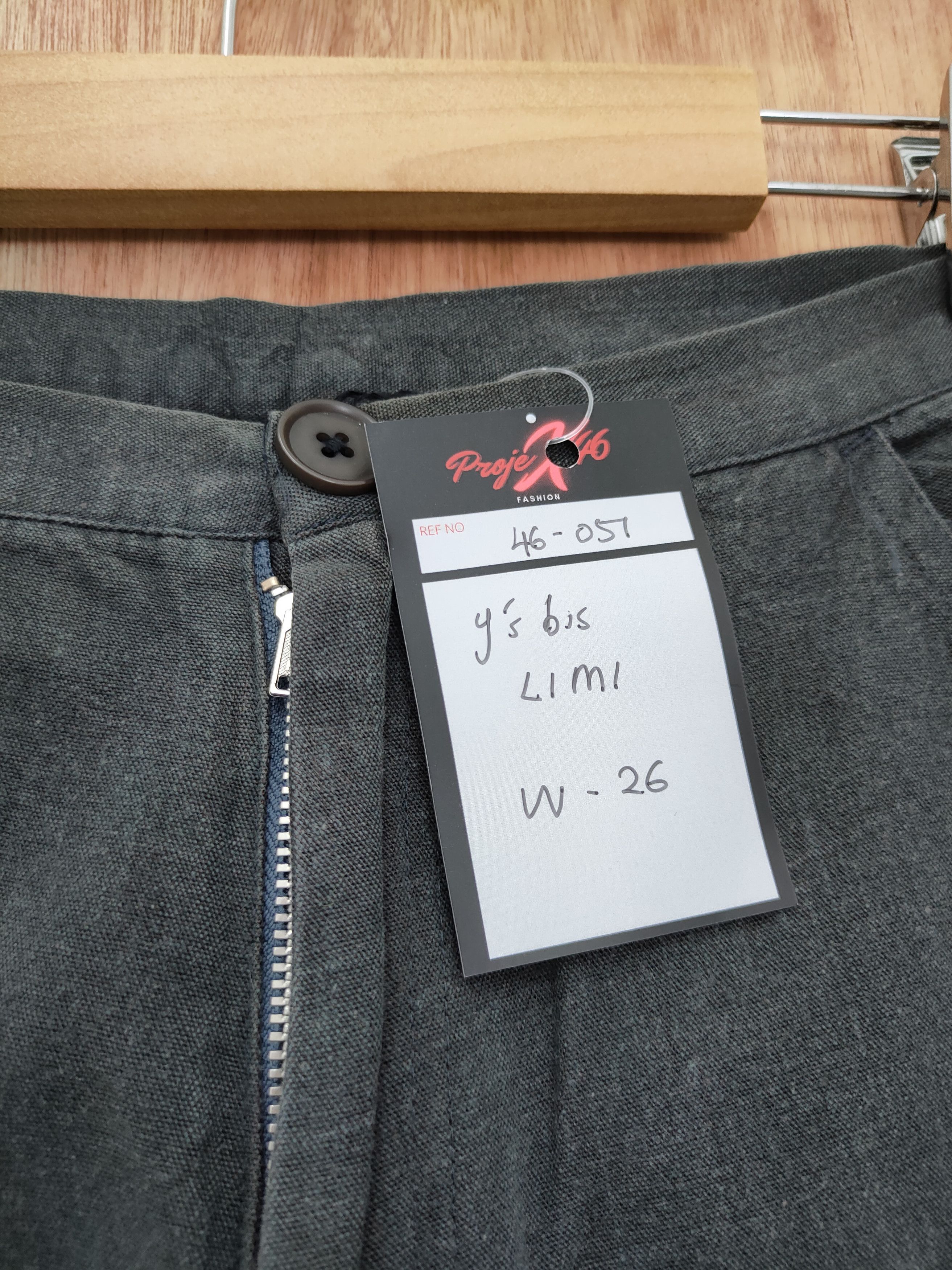 Yohji Yamamoto DL Y'S Bis yohji Limi faded cropped cargo pants #46-051 Size 26" / US 2 / IT 38 - 5 Thumbnail