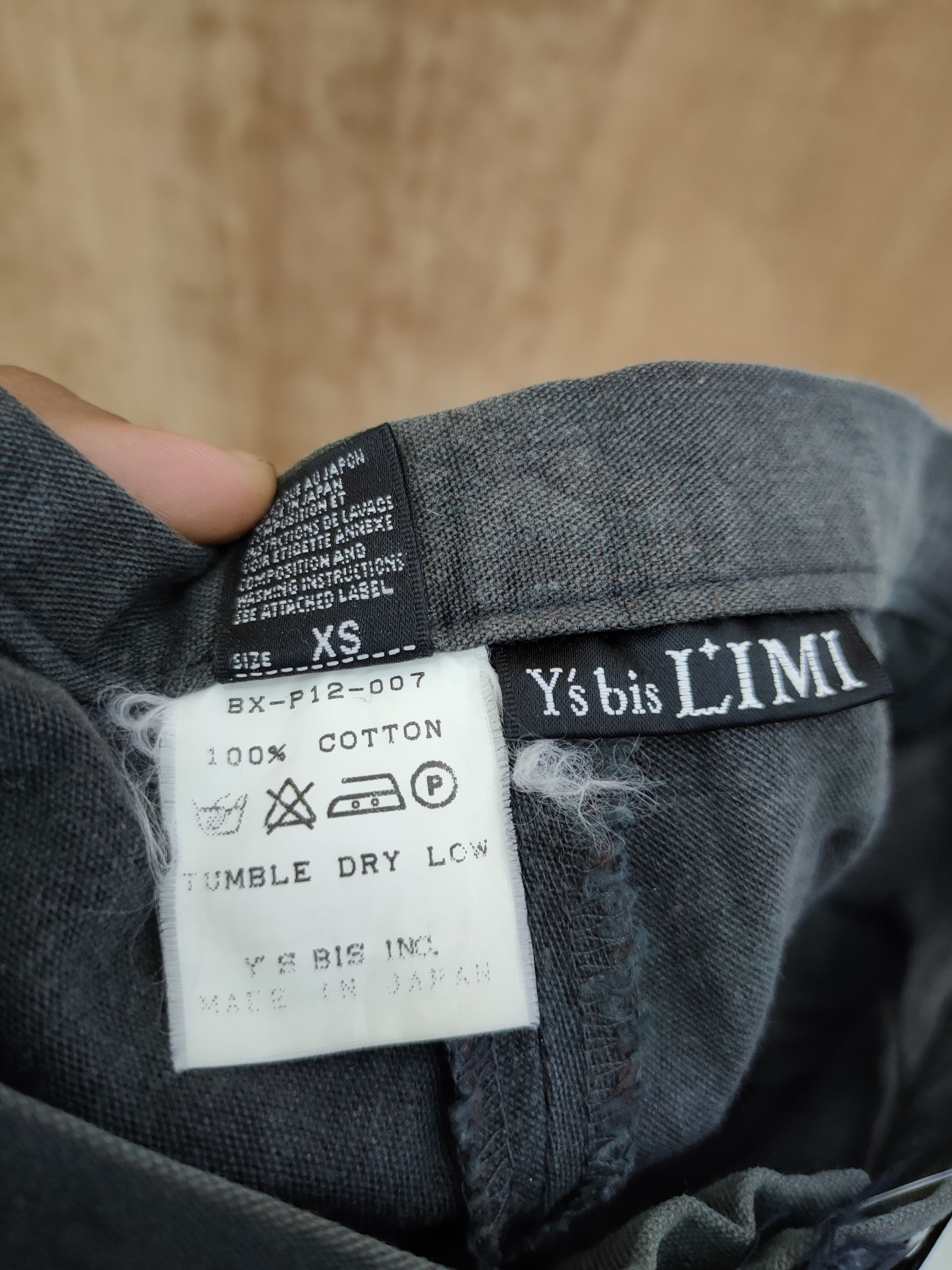 Yohji Yamamoto DL Y'S Bis yohji Limi faded cropped cargo pants #46-051 Size 26" / US 2 / IT 38 - 11 Thumbnail