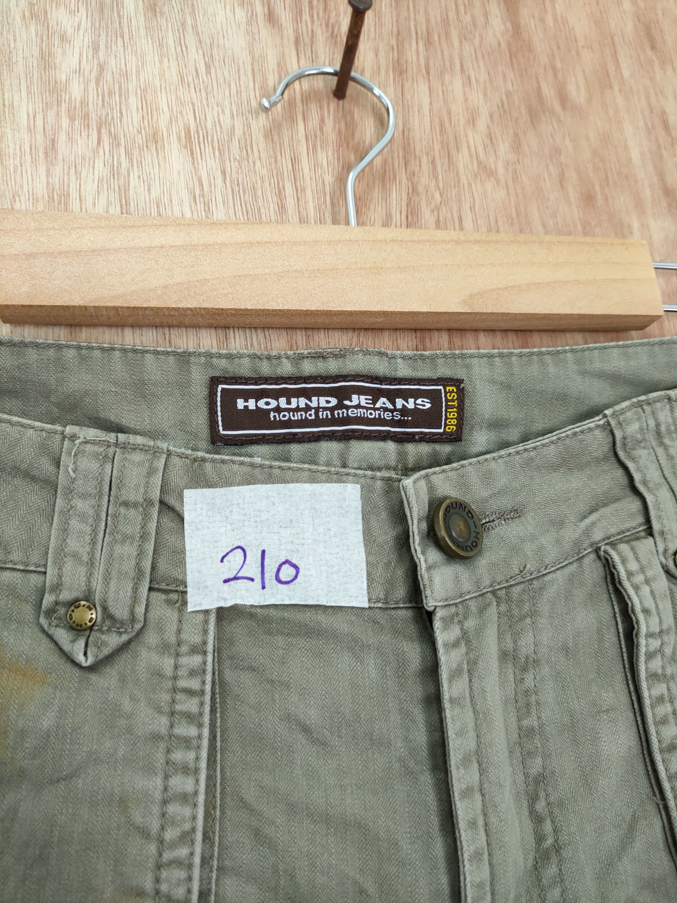 Japanese Brand DLL Hounds Jeans multipocket tactical cargo pants #210 Size US 28 / EU 44 - 4 Thumbnail