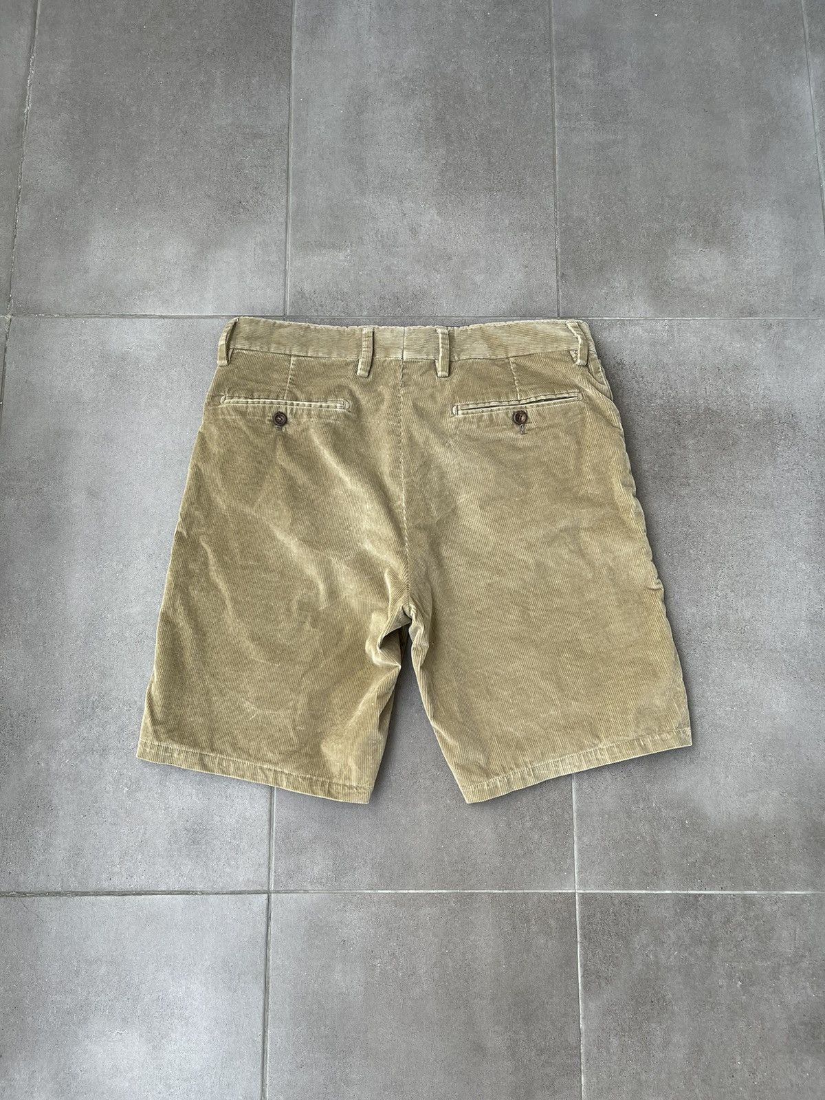 Dolce & Gabbana Archive Dolce & Gabbana Corduroy Beige Shorts Size US 32 / EU 48 - 6 Thumbnail