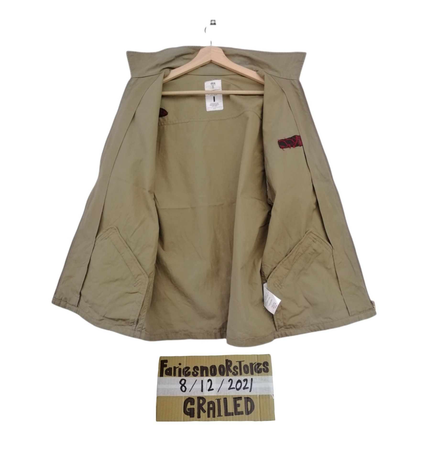 Stussy Vintage Stussy Kichijoji Limited Sun Faded Jacket Size US S / EU 44-46 / 1 - 13 Thumbnail