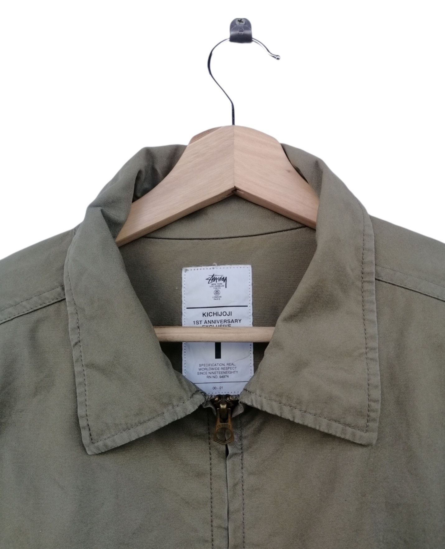 Stussy Vintage Stussy Kichijoji Limited Sun Faded Jacket Size US S / EU 44-46 / 1 - 8 Thumbnail