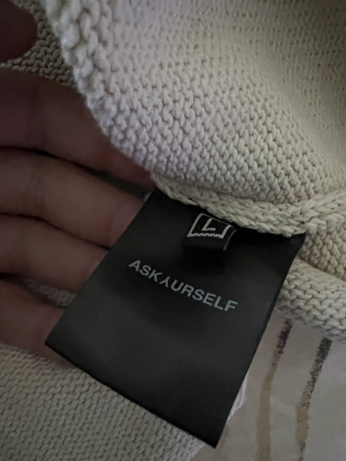Askyurself Askyurself Chunky Banned Knit Thrashed Size US L / EU 52-54 / 3 - 8 Thumbnail