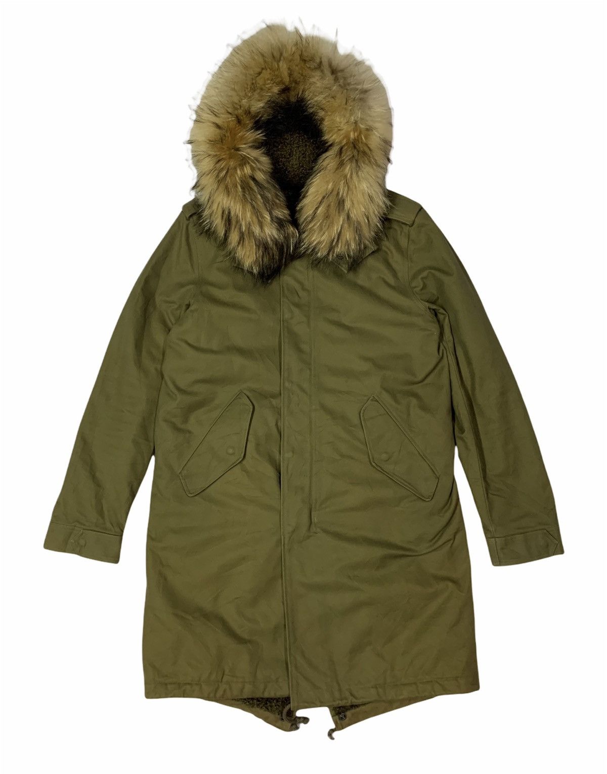 Lithium 🔥LITHIUM HOMME MINK FURR PARKA FISHTAIL JACKETS Size US M / EU 48-50 / 2 - 6 Thumbnail
