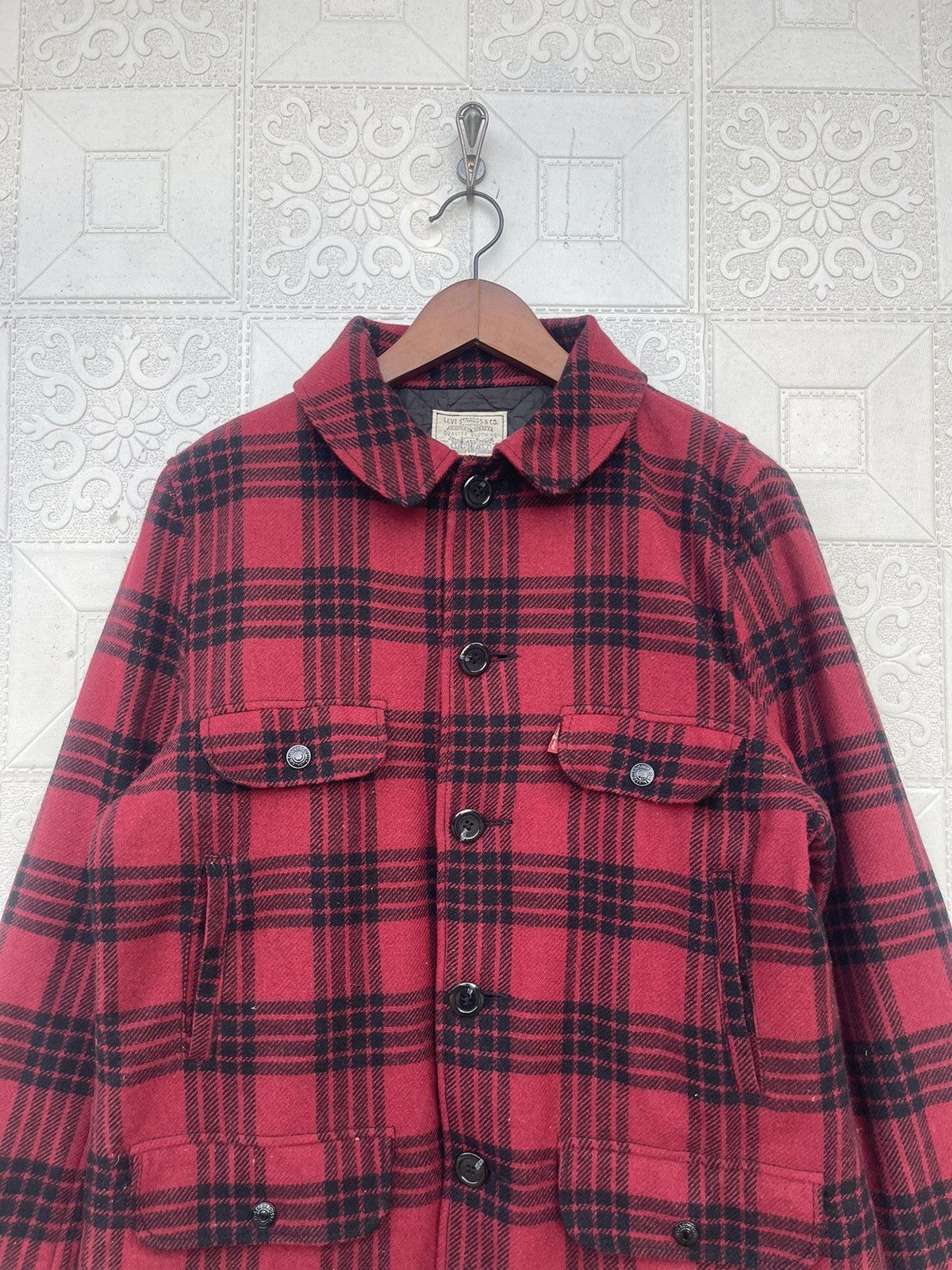 Levi's VTG Levi’s Buffalo Check Plaid Wool Quilted Mackinaw Jacket Size US M / EU 48-50 / 2 - 5 Thumbnail